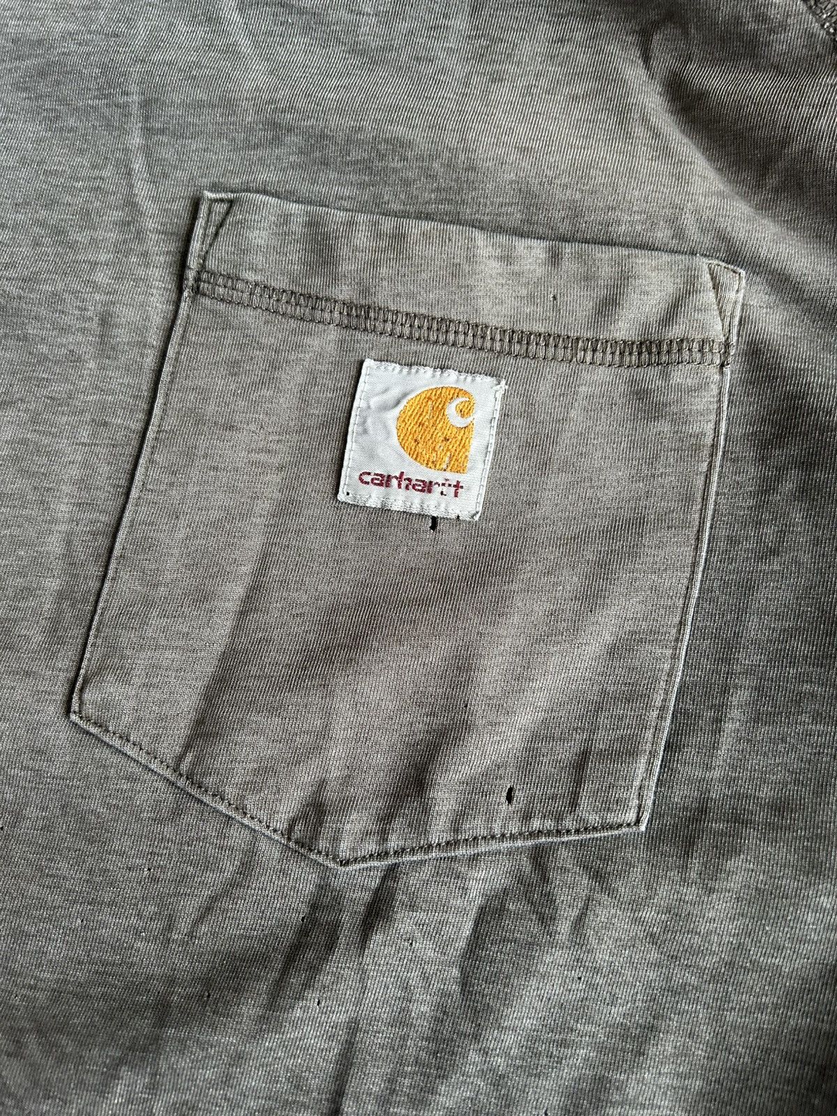 Carhartt Vintage Carhartt Distressed Faded Streetwear Long Sleeve Tee Size US M / EU 48-50 / 2 - 4 Thumbnail