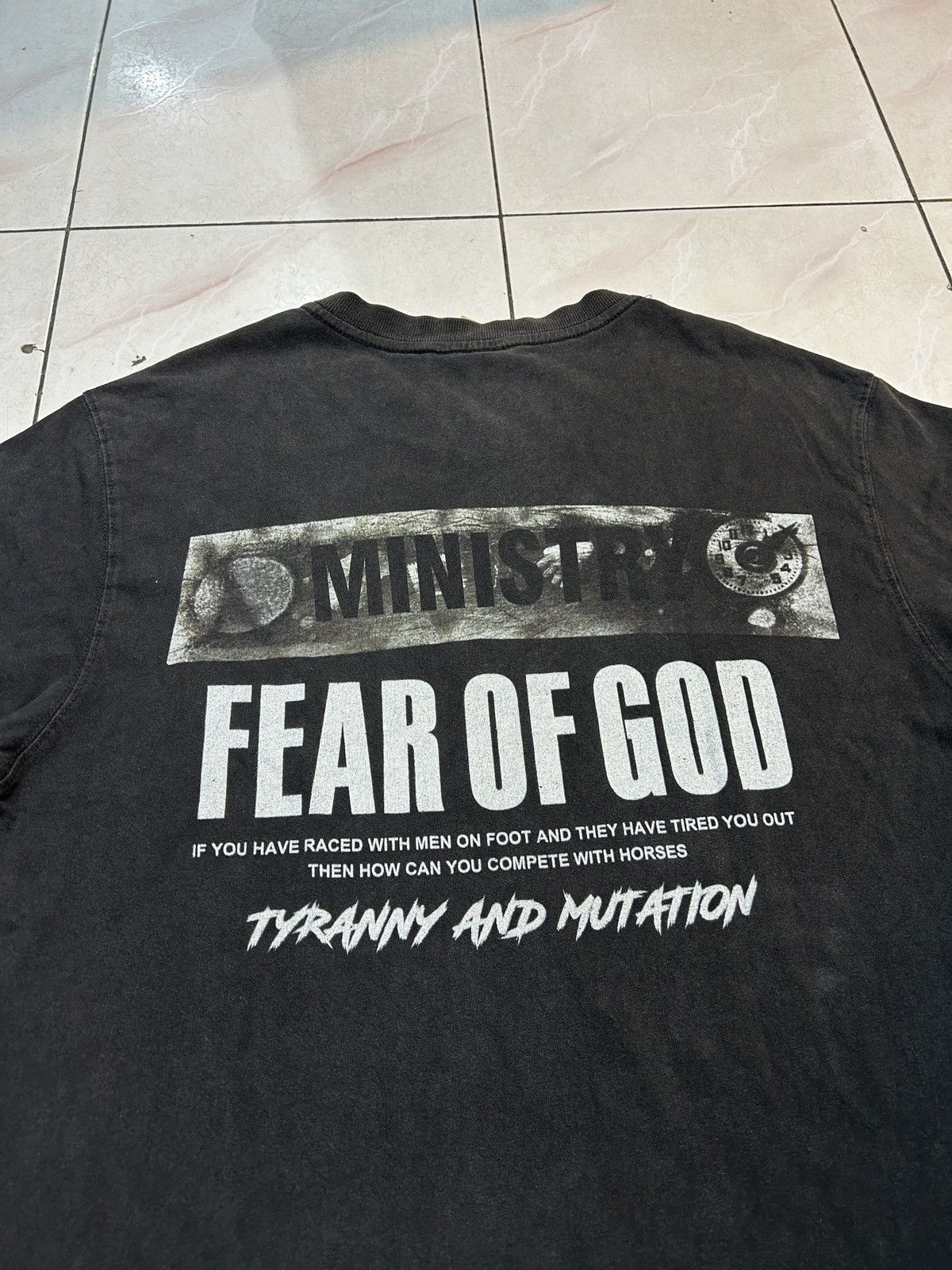 Vintage VINTAGE BAND MINISTRY TSHIRT Size US L / EU 52-54 / 3 - 8 Thumbnail