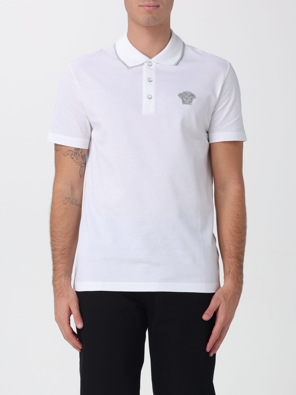 Versace Polo Shirt Men White