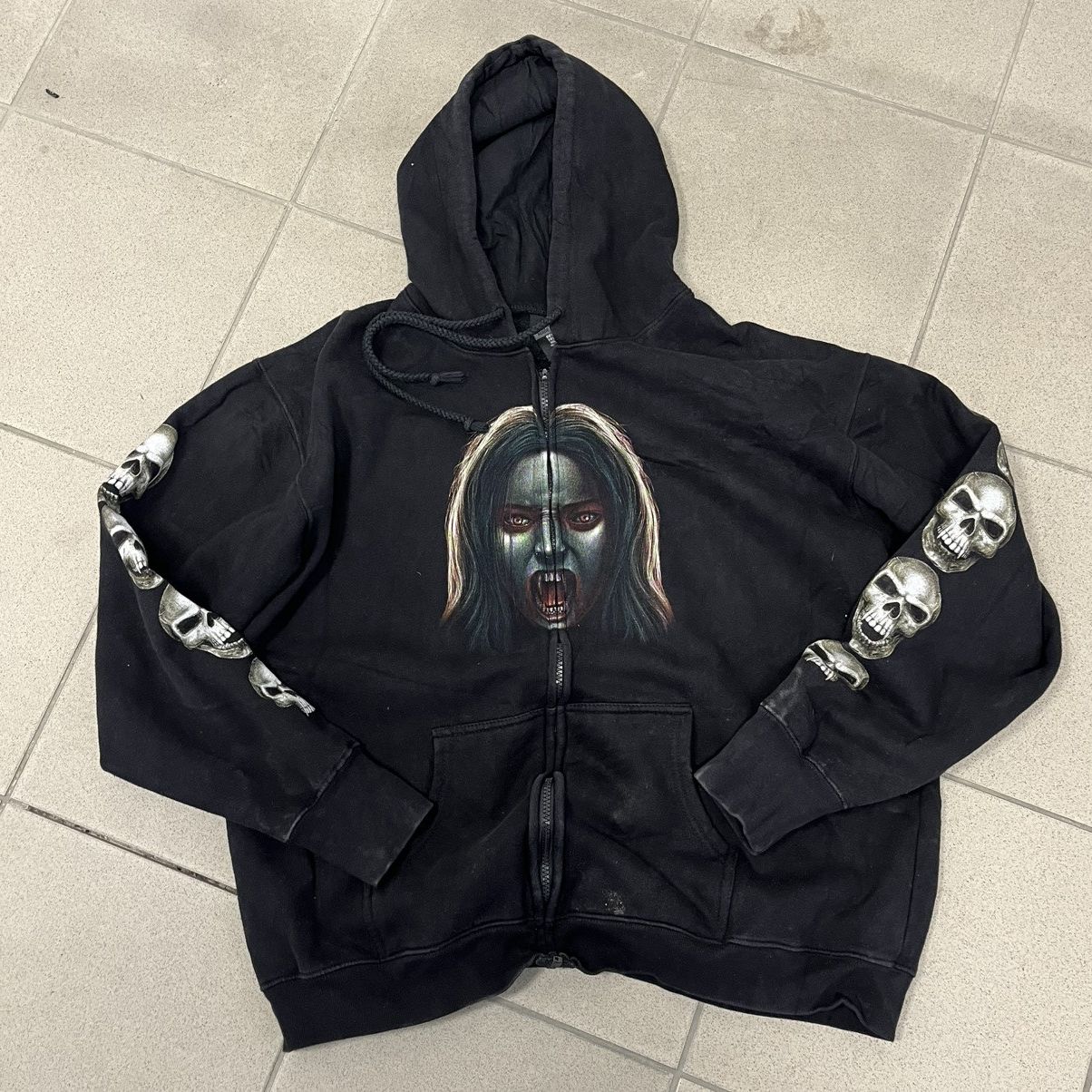Vintage Rock Eagle black zip hoodie 90s Size US S / EU 44-46 / 1 - 1 Thumbnail
