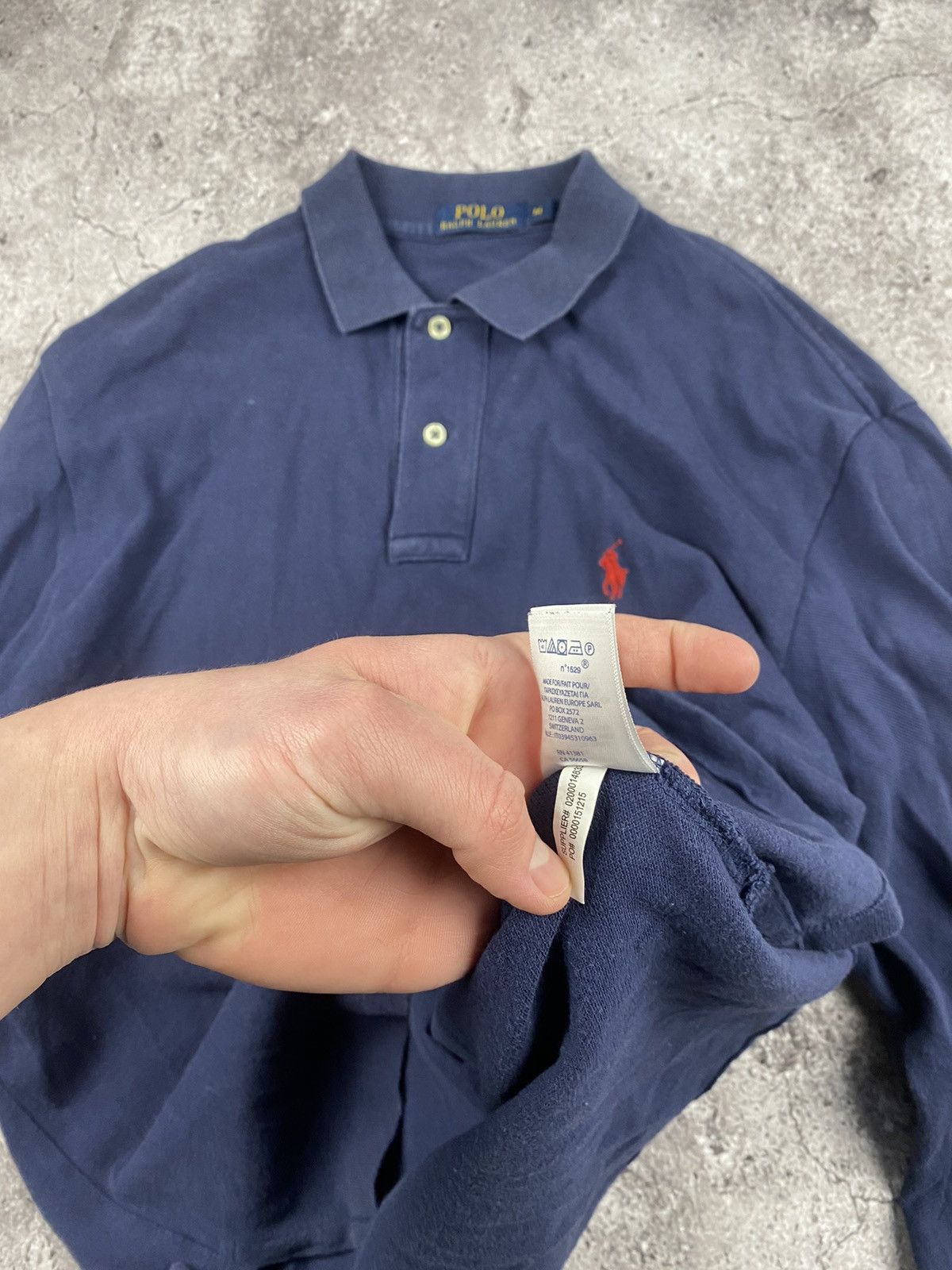 Polo Ralph Lauren × Vintage ☂️VINTAGE POLO RALPH LAUREN RUGBY FADED LONG SLEEVE Size US M / EU 48-50 / 2 - 4 Thumbnail