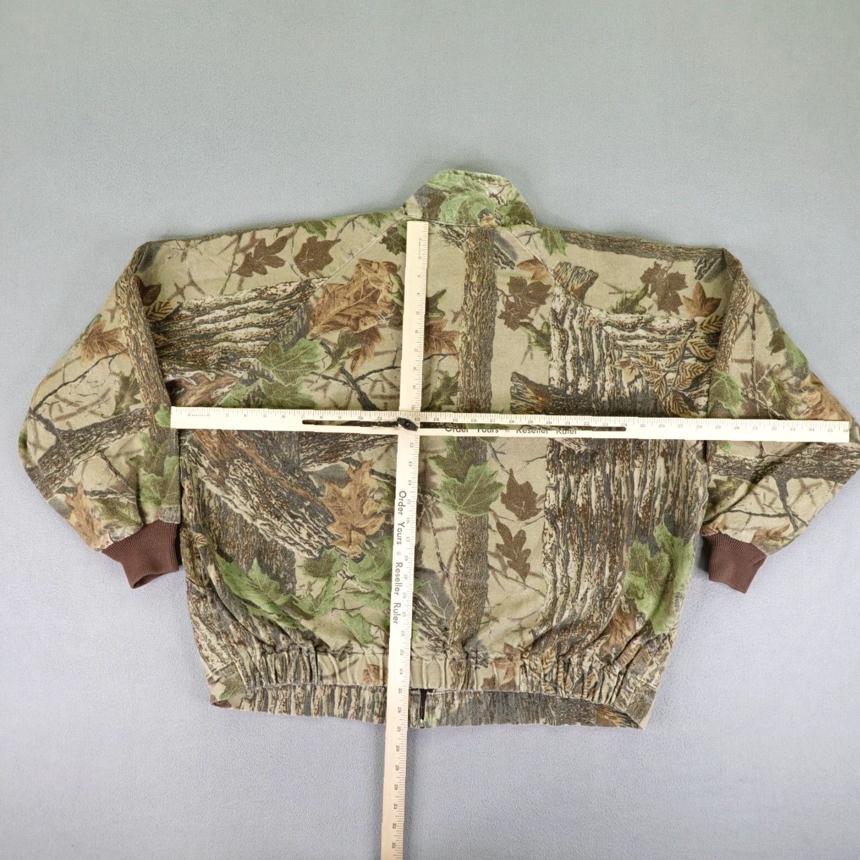 Realtree VINTAGE Liberty Jacket Mens 2XL Camouflage Cotton Flannel Zip Mid-Length Pockets Hunting Everyday Mens Size US XXL / EU 58 / 5 - 5 Thumbnail