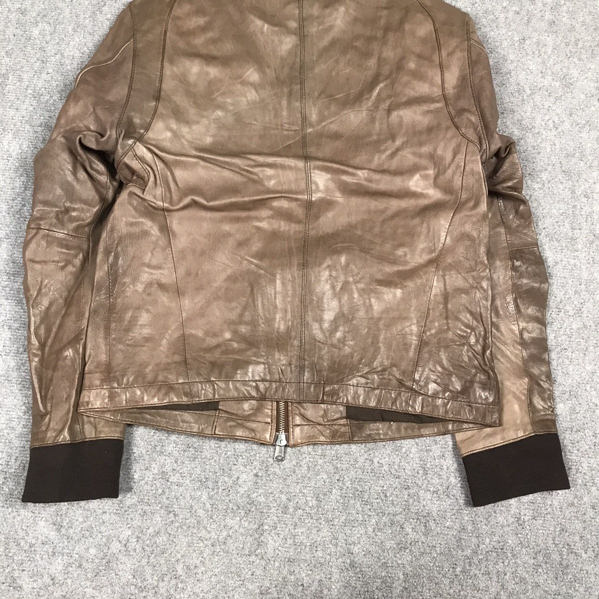 HARE HARE JAPAN LEATHER ZIPPER JACKET Size M / US 6-8 / IT 42-44 - 8 Thumbnail