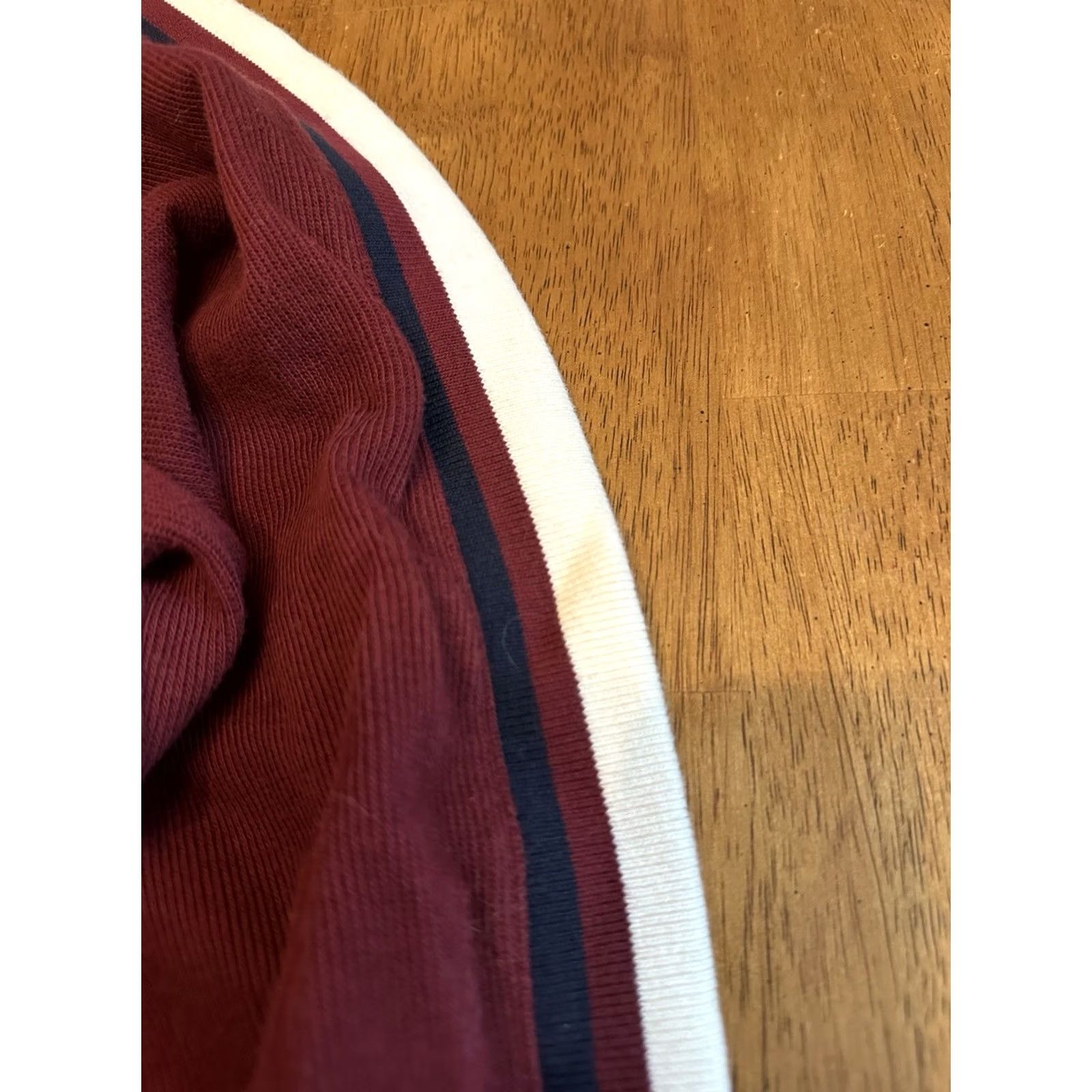 Tommy Hilfiger Tommy Hilfiger Sweater Shirt Long Sleeve Stripe XL Mens Casual Red Cotton Knit Size US XL / EU 56 / 4 - 2 Thumbnail