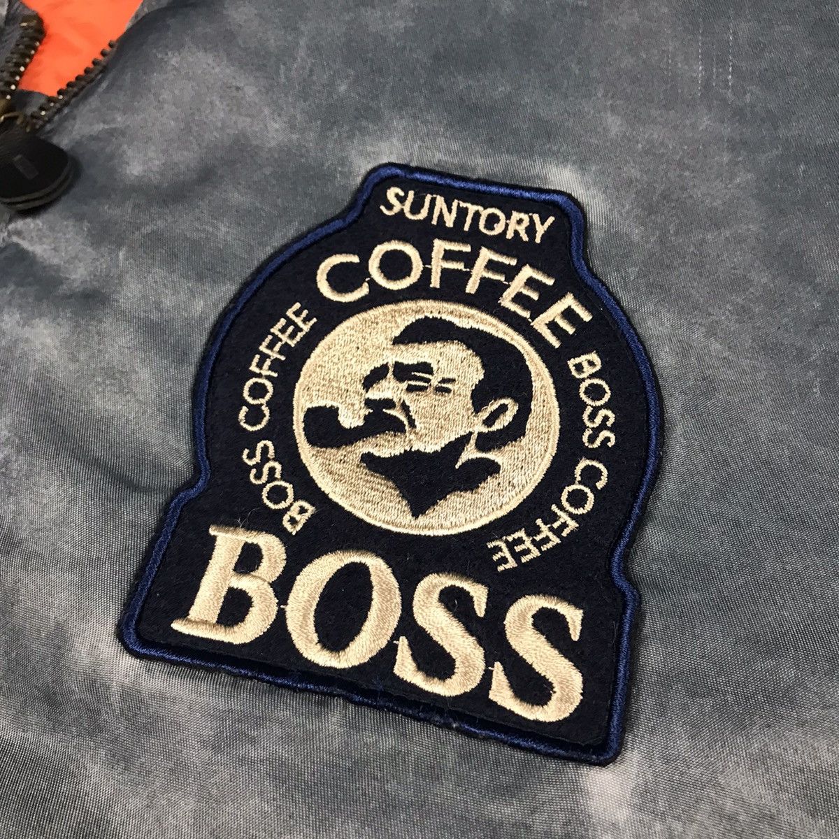 Japanese Brand SUNTORY BOSS COFFEE BOMBER FADED JACKET Size US M / EU 48-50 / 2 - 5 Thumbnail