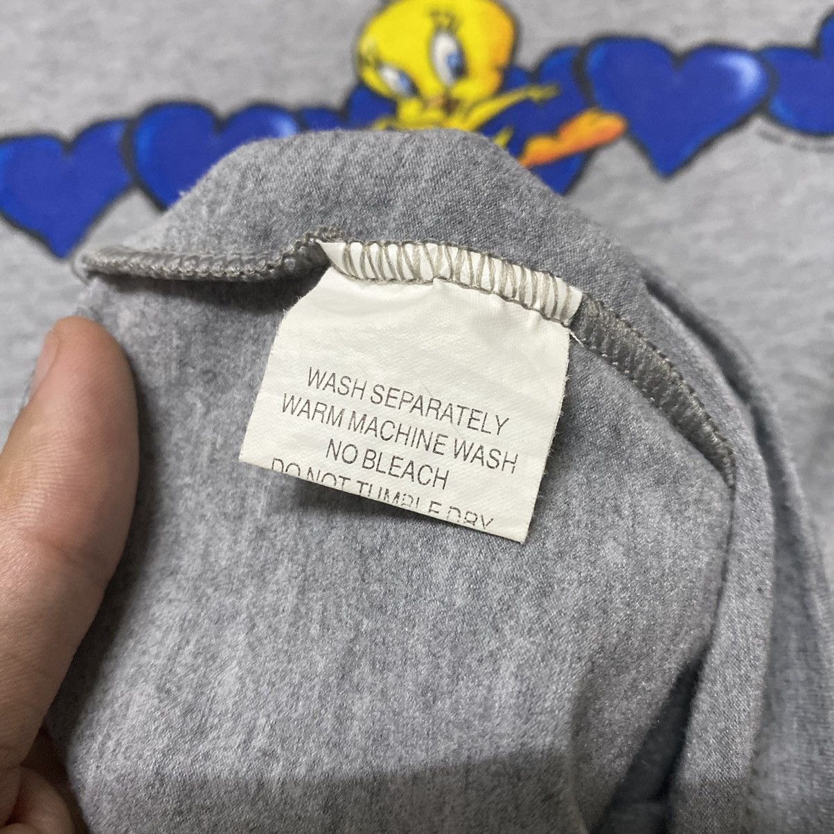 Acme Clothing VINTAGE 1987 LOONEY TUNES TWEETY RINGER T SHIRT Size US XXS / EU 40 - 10 Thumbnail