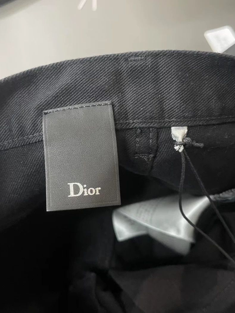 Dior Dior Floral Patch Denim Pants Size 29-2505 Size US 29 - 6 Thumbnail
