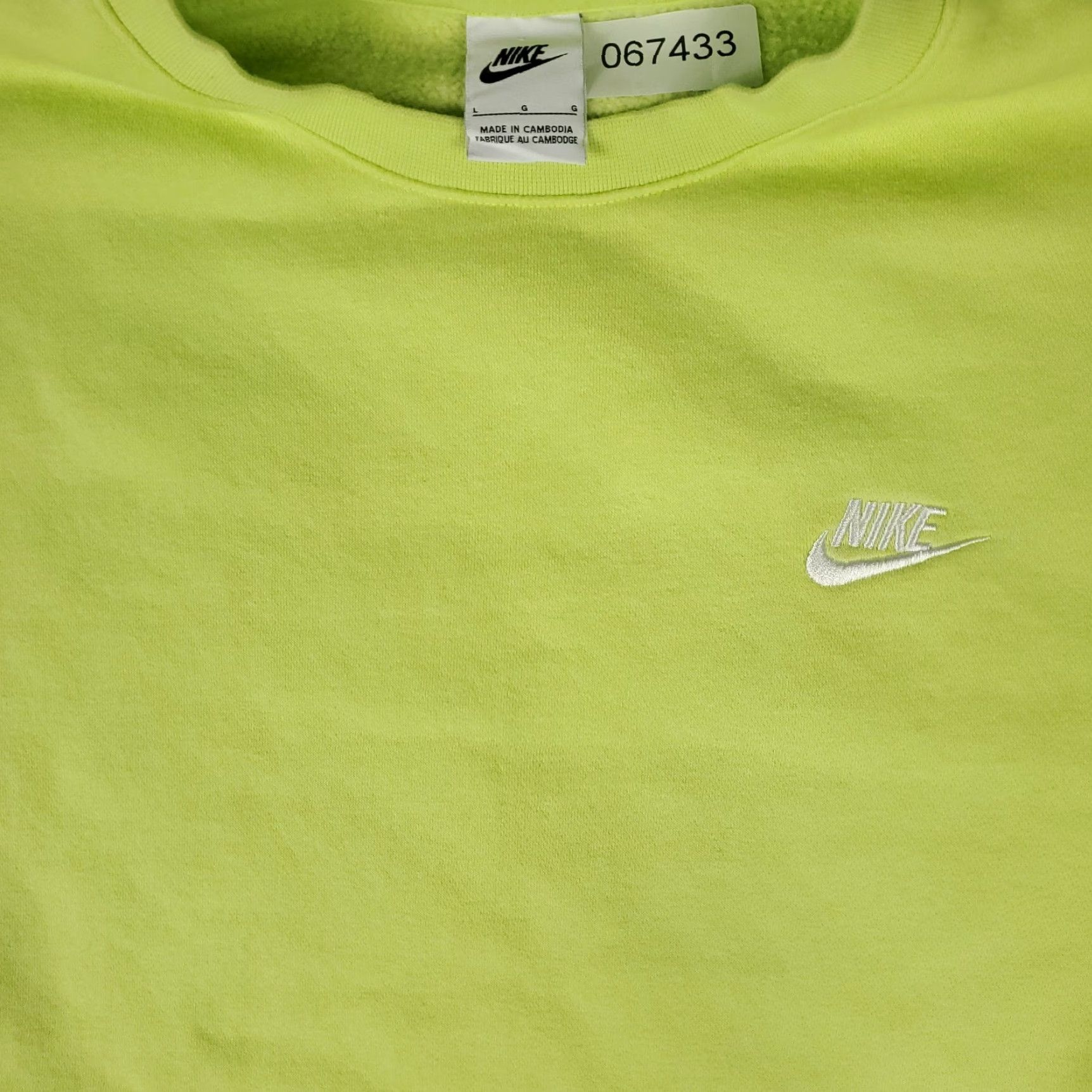 Nike Nike Sweater Mens L Yellow Pullover Fleece Crew Sweatshirt Logo Knit Casual Sports Modern Size US L / EU 52-54 / 3 - 2 Thumbnail