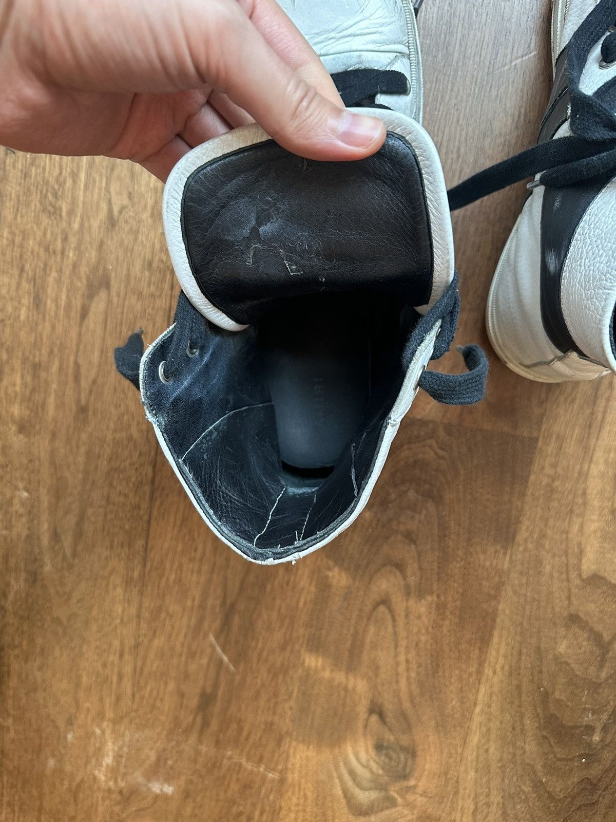 Amiri Amiri High Top Sneakers Size US 11.5 / EU 44-45 - 8 Thumbnail