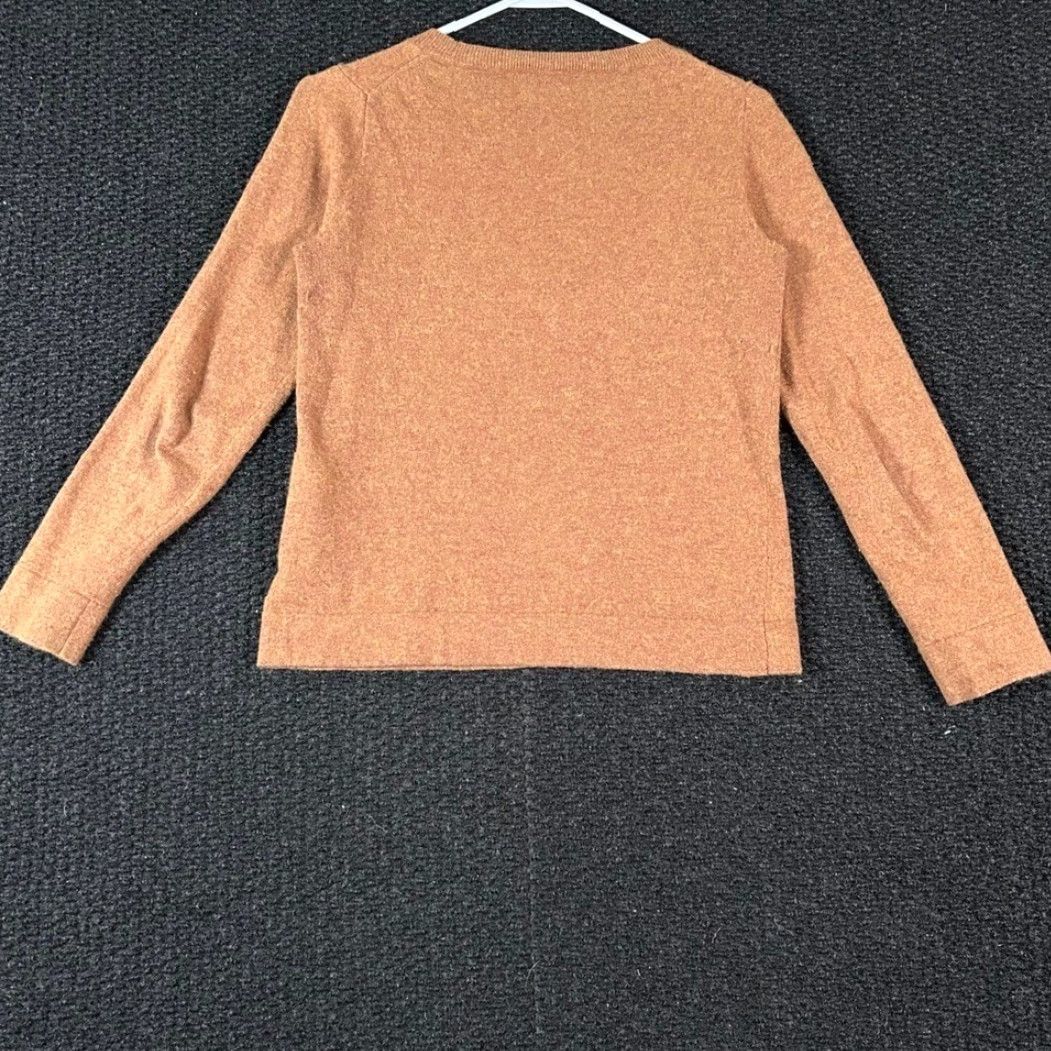 J.Crew JCrew Teddie Sweater Womens XS Brown Cotton Wool Blend Crewneck Pullover M833 Size XS / US 0-2 / IT 36-38 - 3 Thumbnail
