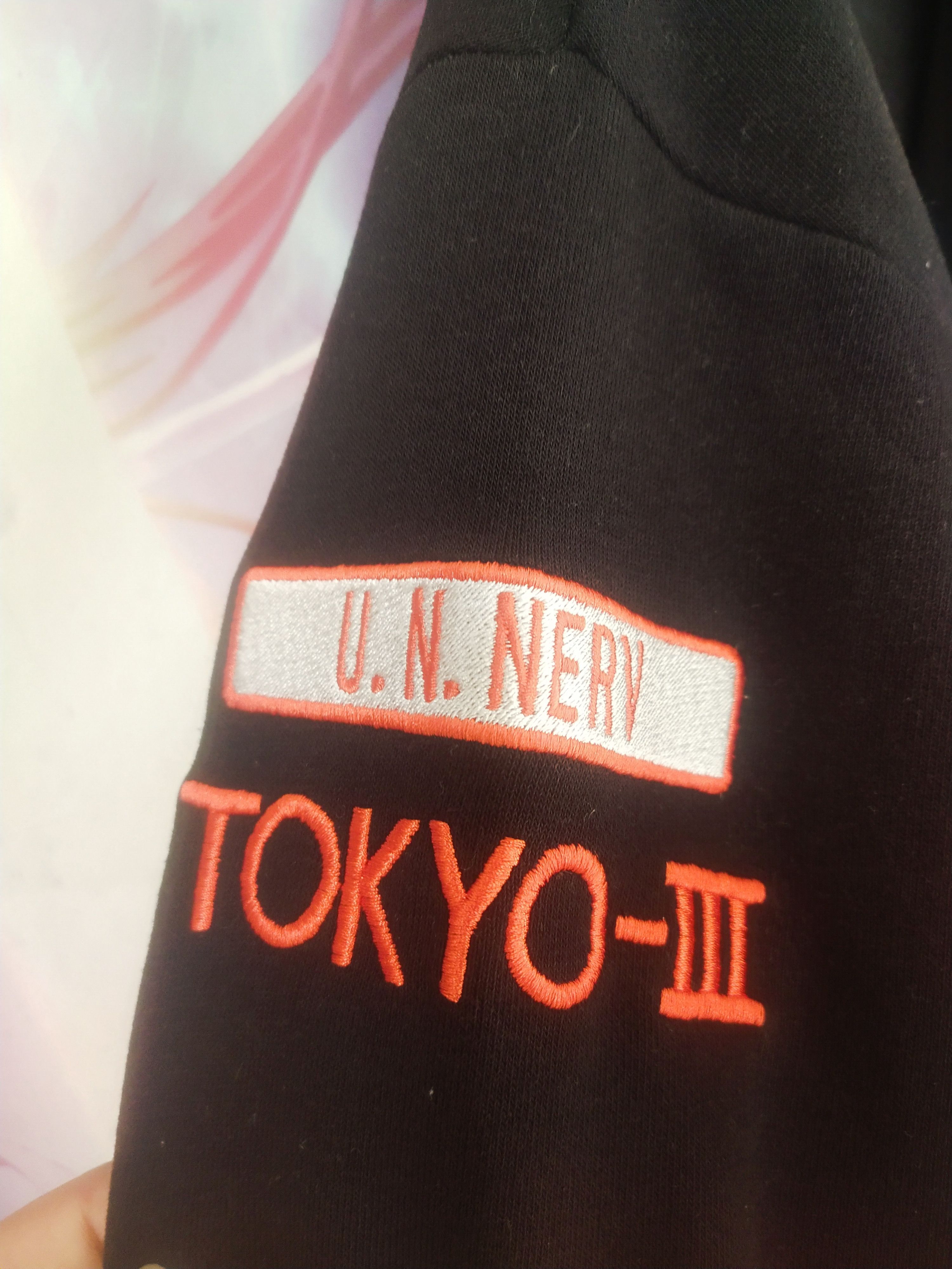 20471120 Neon Genesis Evangelion GU NERV Anime Cropped Hoodie Size M / US 6-8 / IT 42-44 - 4 Thumbnail