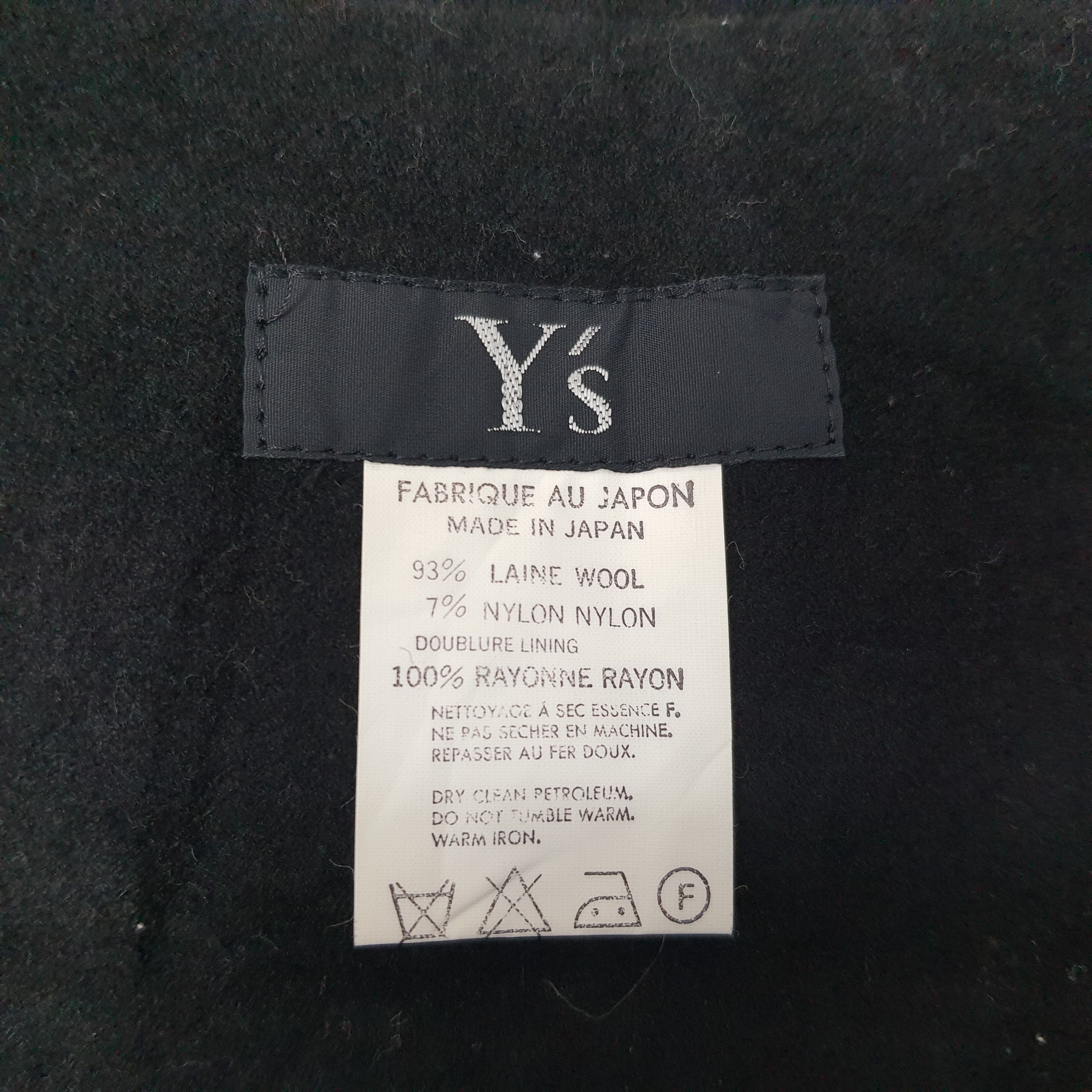 Vintage Vintage Y's by Yohji Yamamoto Pocket Wool Skirts C172N5 Size 26" / US 2 / IT 38 - 7 Thumbnail