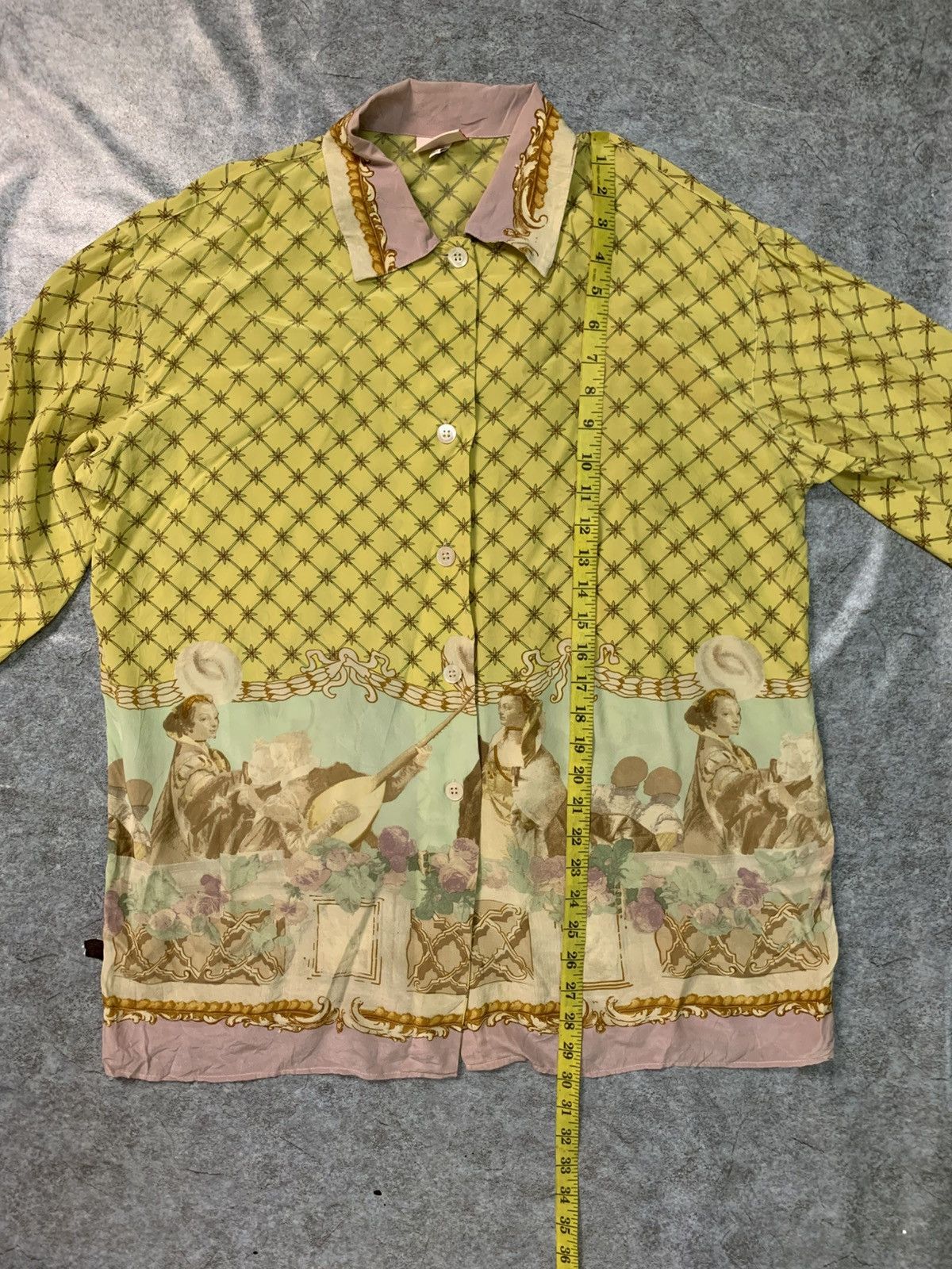 Byblos Rare Design Vintage Byblos Italian Designer Blouse Size L / US 10 / IT 46 - 9 Thumbnail