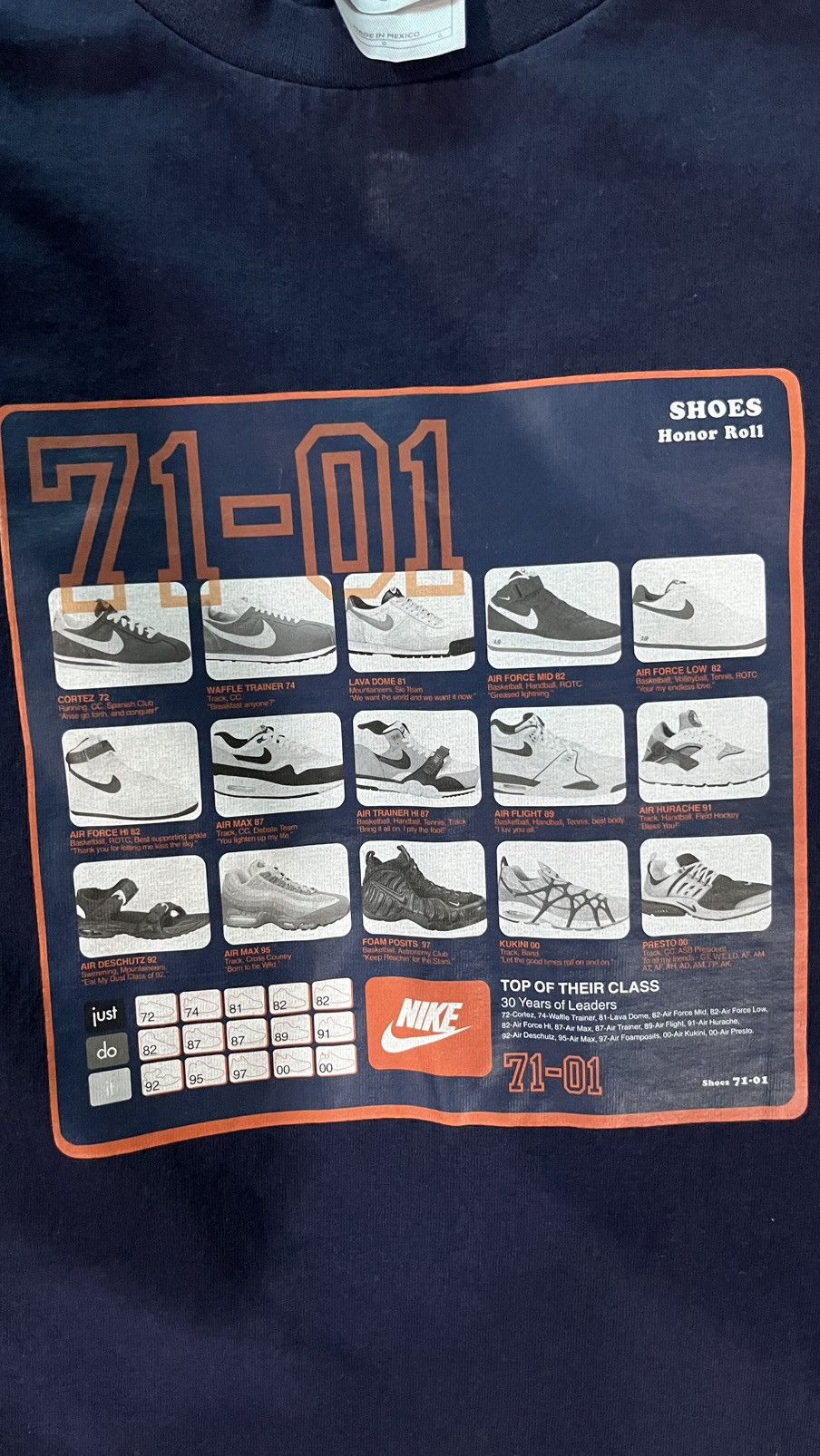 Nike × Vintage Early 2000 Nike Honor Roll ‘71-01 Size US L / EU 52-54 / 3 - 4 Thumbnail