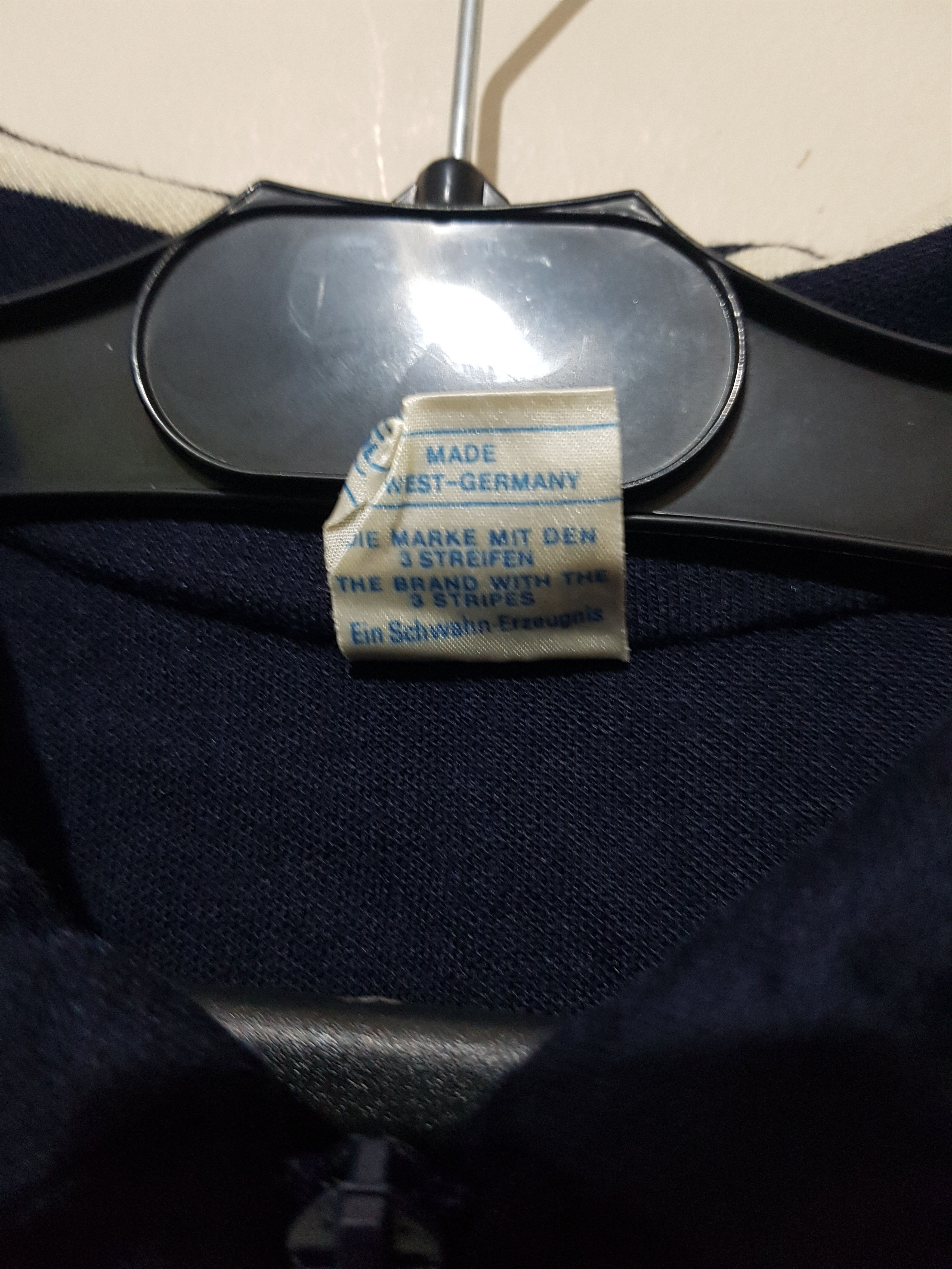 Adidas 70's Vintage Adidas Knit Jacket Wool Schwahn West-Germany Size US L / EU 52-54 / 3 - 8 Thumbnail