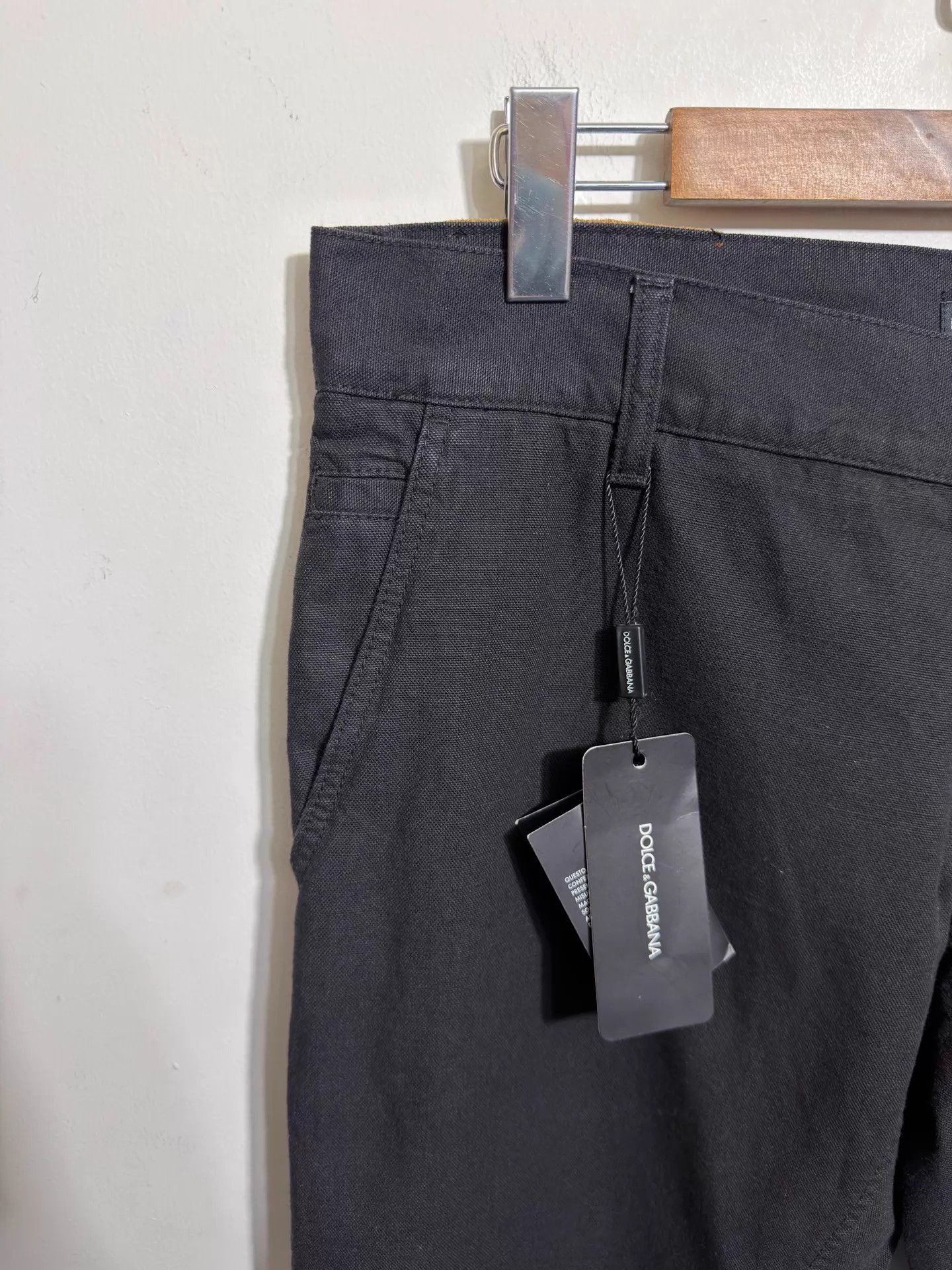Dolce & Gabbana Dolce&Gabbana low-rise slim charcoal black washed pants 50EU Size US 34 / EU 50 - 3 Thumbnail