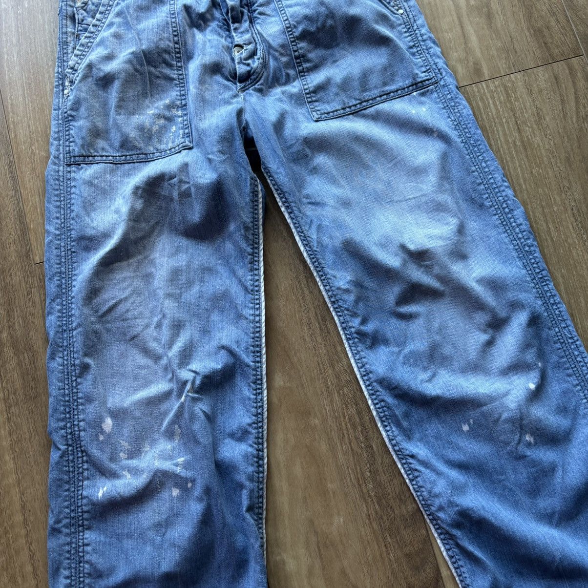 Diesel Sick Vintage Distressed Diesel Baggy Jeans 🚀 Size US 34 / EU 50 - 2 Thumbnail