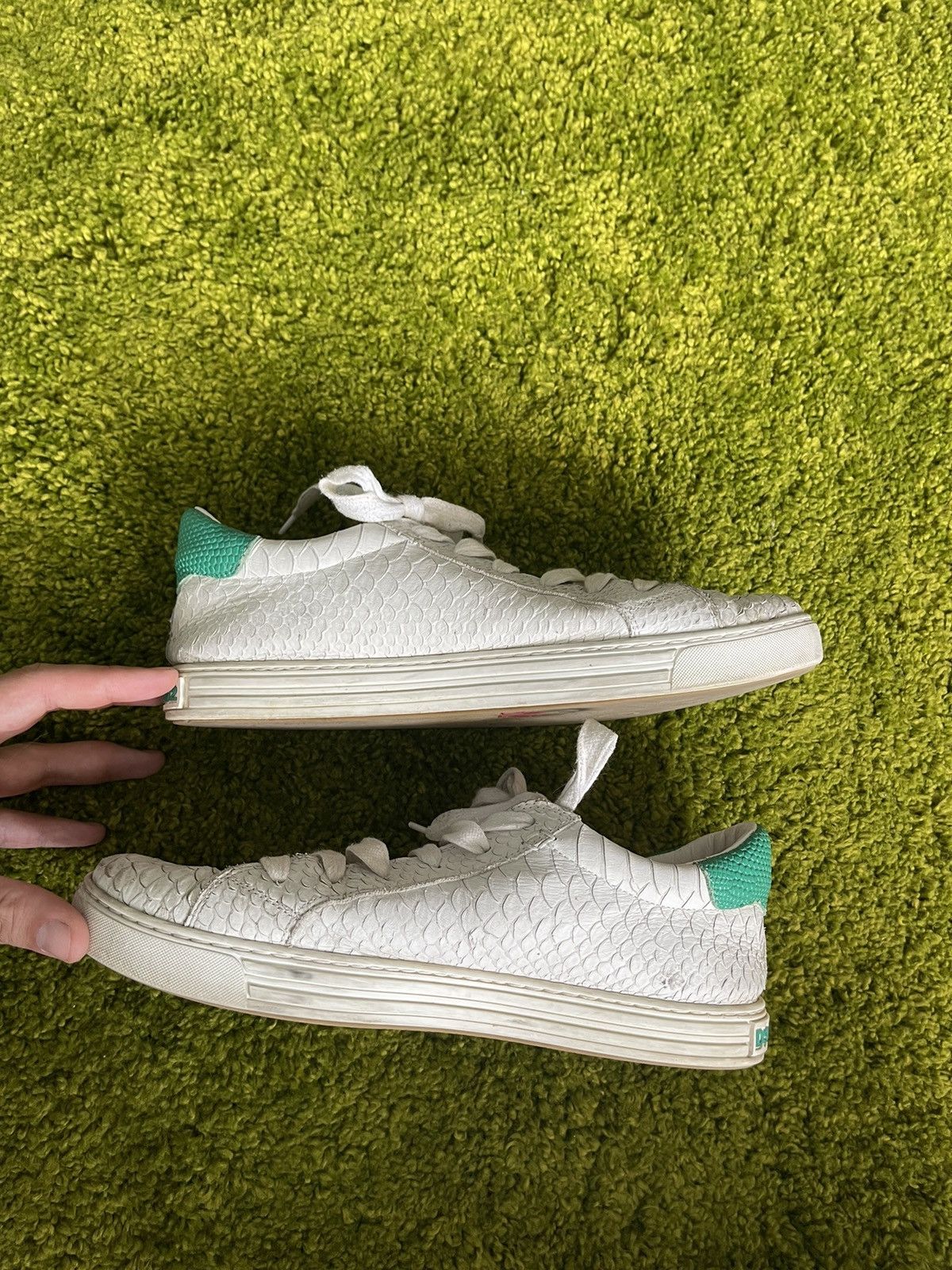 Designer × Dsquared2 🐍 Dsquared2 snakeskin phyton pattern sneakers Size US 8.5 / EU 41-42 - 4 Thumbnail