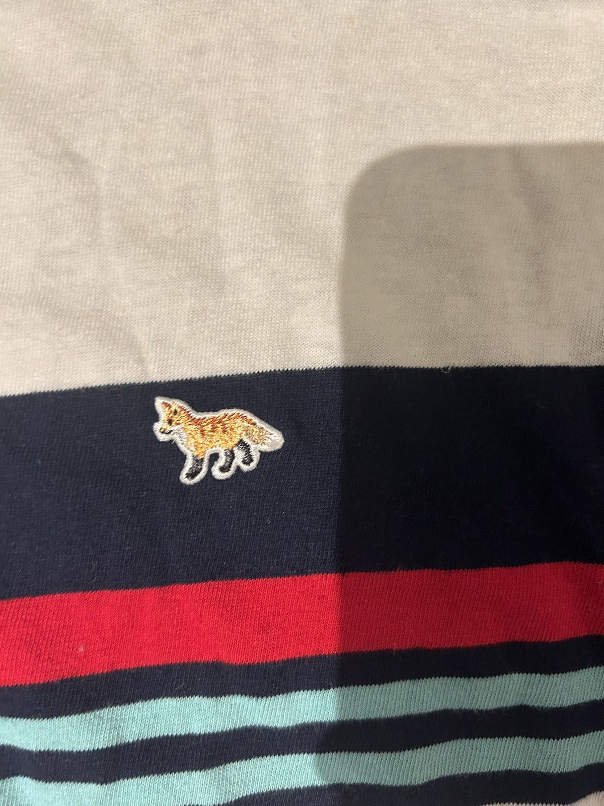 Maison Kitsune Striped linen cotton blend Size US L / EU 52-54 / 3 - 2 Thumbnail