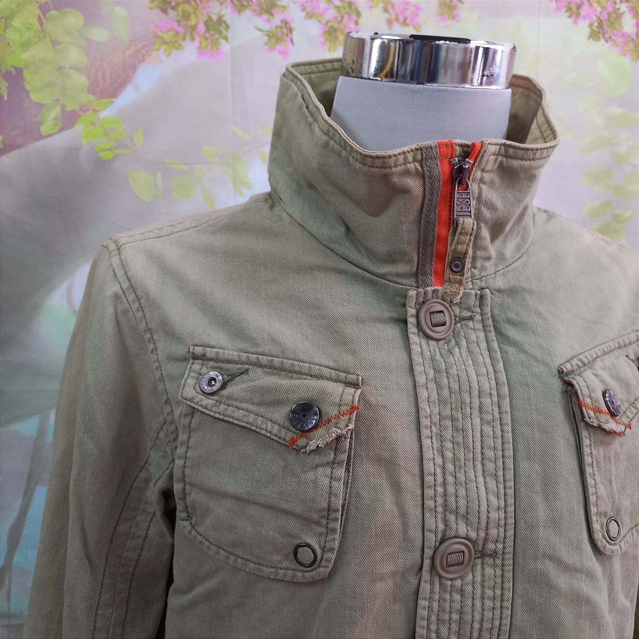 Diesel DIESEL 4/SL78 Military Utility Parka Jacket Size US L / EU 52-54 / 3 - 4 Thumbnail