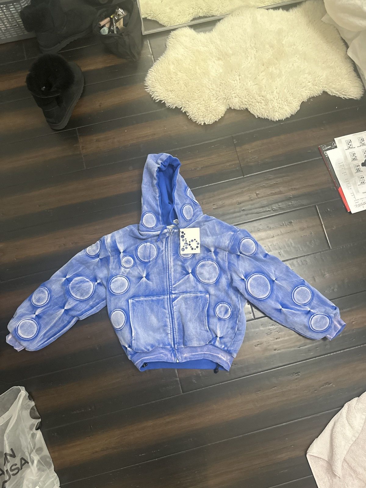 Bad Son BADSON “cobalt” blue zip up hoodie Size US S / EU 44-46 / 1 - 2 Thumbnail