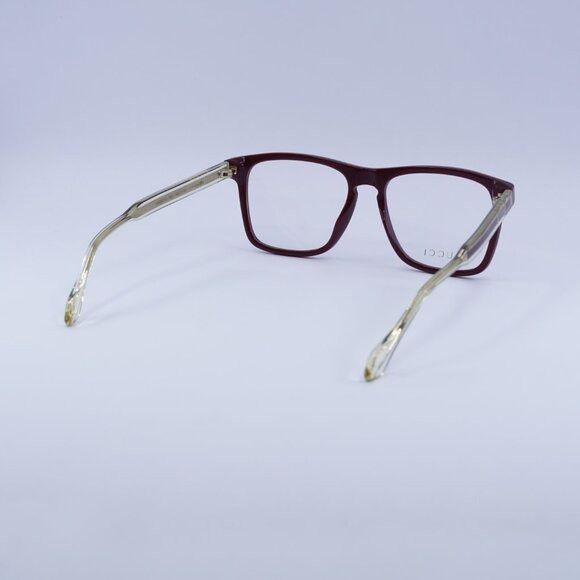 Gucci 🕶️ New Gucci GG0561O 003 Burgundy Eyeglasses 54mm Size ONE SIZE - 10 Thumbnail