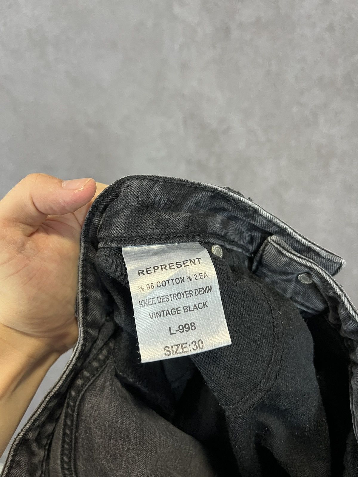 Represent Clo. Represent designer distressed jeans Size US 28 / EU 44 - 12 Thumbnail