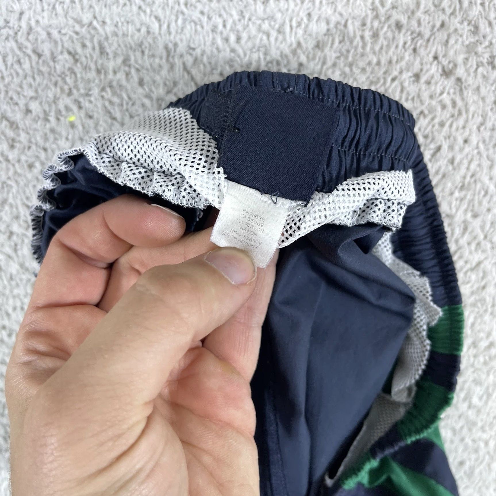 Paul & Shark VINTAGE Paul & Shark Yacht Club Swim Trunks Mens XL Blue Green Italy 4" Inseam Preppy Size US 36 / EU 52 - 4 Thumbnail