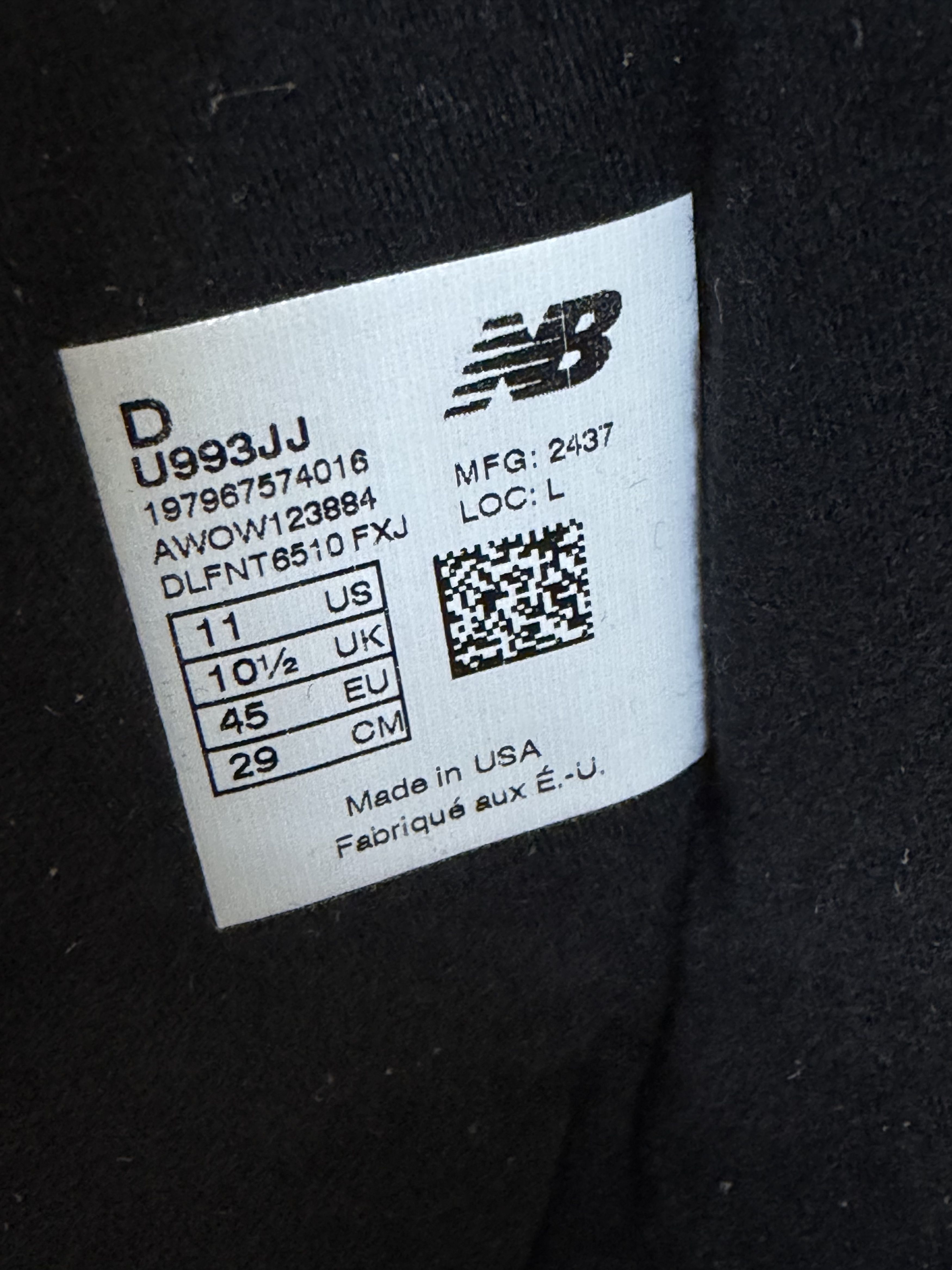 JJJJound × New Balance New Balance 993 Size US 11.5 / EU 44-45 - 7 Thumbnail