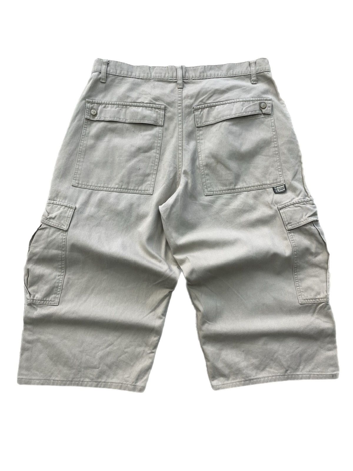 Levi's Levis cargo wide shorts cargo silver tab baggy khakis y2k Size US 33 - 11 Thumbnail