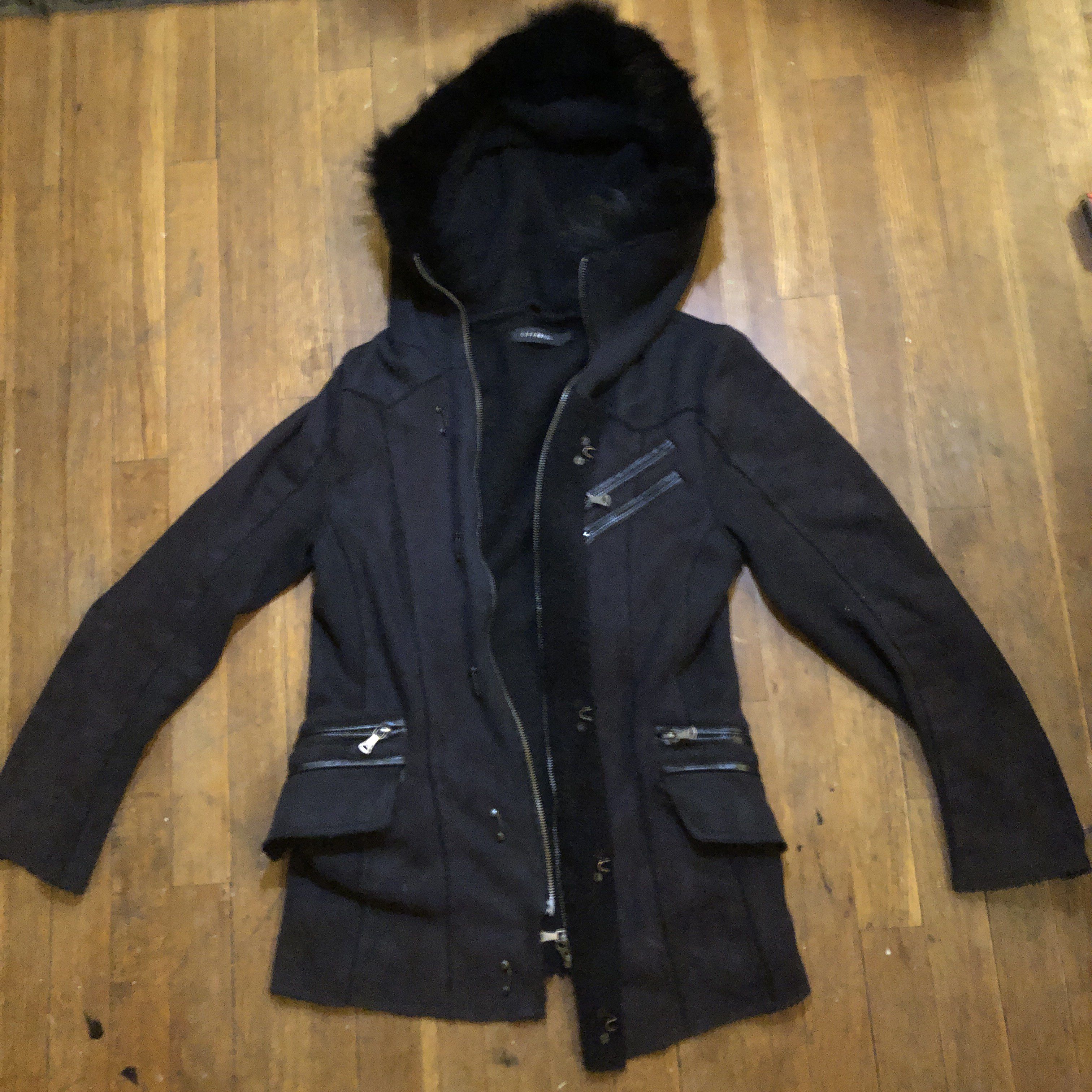 CIVARIZE Civarize Fur Hood Coat Size US M / EU 48-50 / 2 - 3 Thumbnail