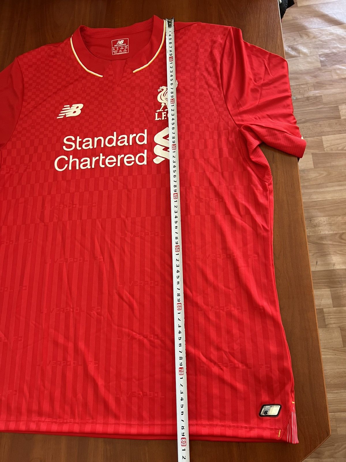 New Balance NWT LIVERPOOL FC HOME SOCCER JERSEY FOOTBALL SHIRT XL Size US XL / EU 56 / 4 - 13 Thumbnail