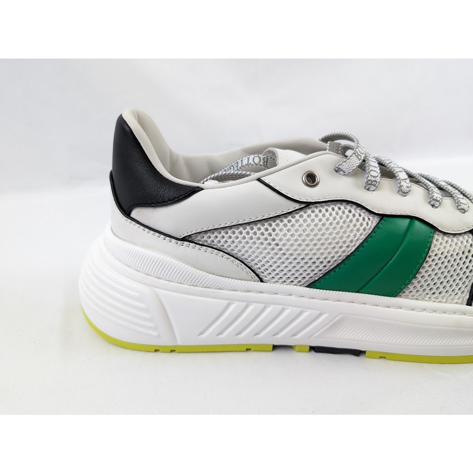 Bottega Veneta o1rshd1 Mens Speedster Leather Sneakers in Multicolor Size US 12.5 / EU 45-46 - 4 Thumbnail