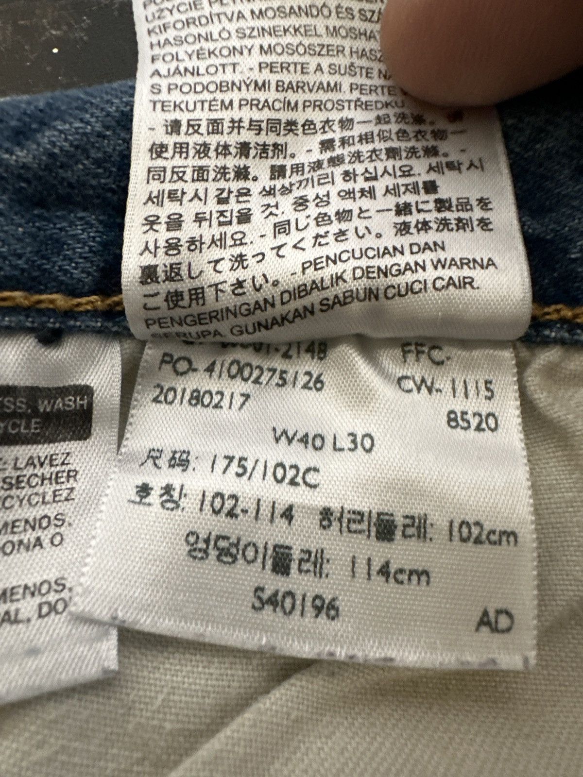 Levi's Levi’s 501® ORIGINAL MEN'S JEANS Size US 40 / EU 56 - 8 Thumbnail