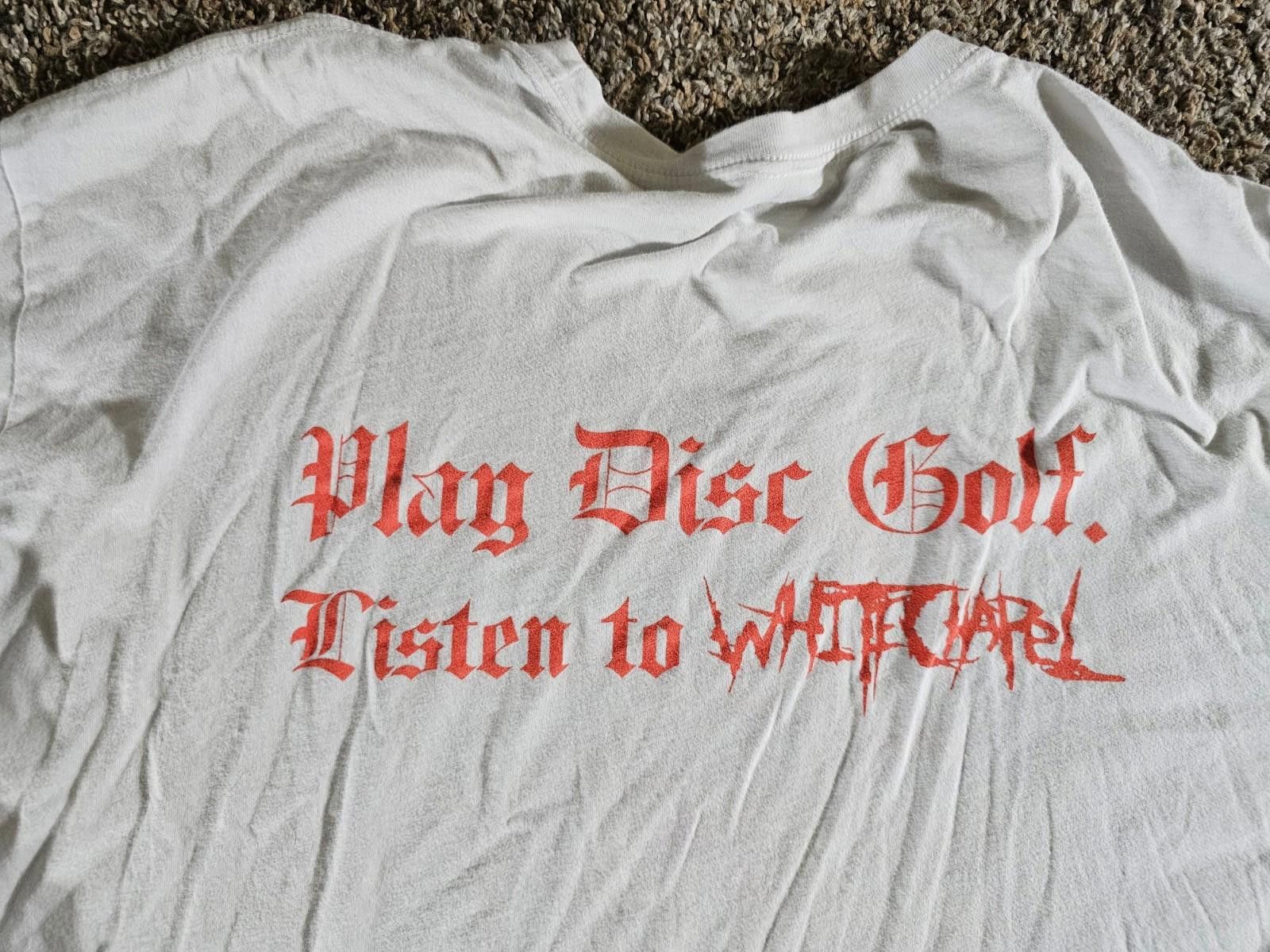 Designer dark ace white chapel frisbee golf 3xl Long Sleeve shirt Size US XXL / EU 58 / 5 - 10 Thumbnail
