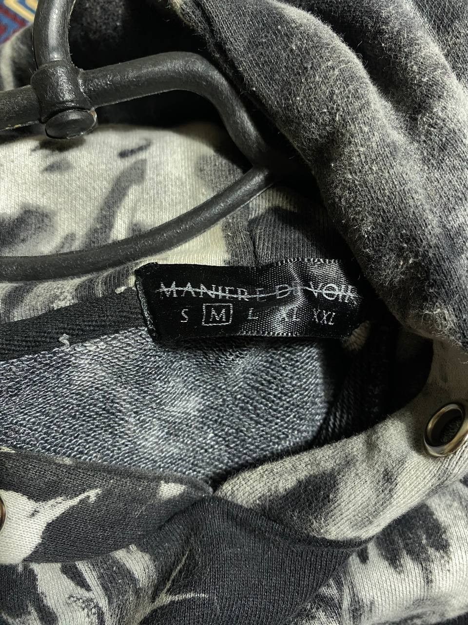 Designer × Maniere De Vior Manire De Voir Black Hoodie Hooded Size US M / EU 48-50 / 2 - 2 Thumbnail