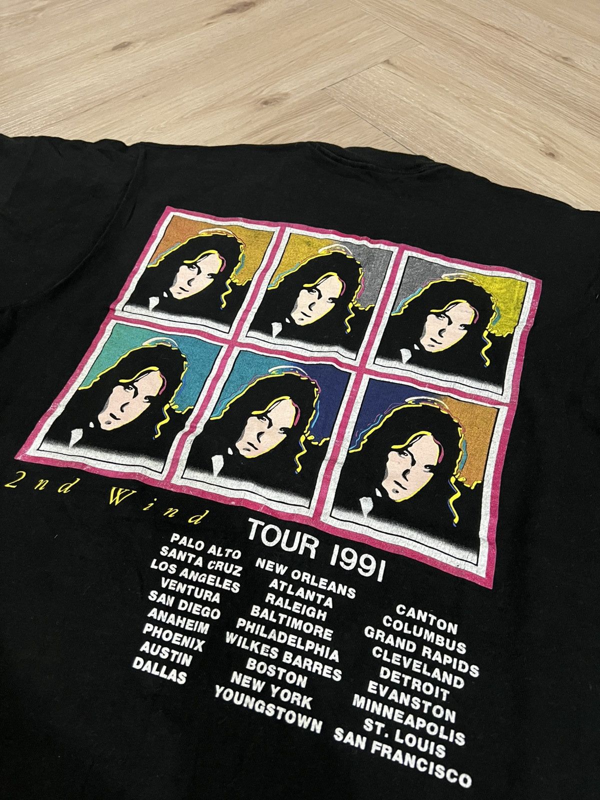 Band Tees × Vintage Vintage Todd Rundgren 1991 2nd Wind Tour Shirt Size US L / EU 52-54 / 3 - 4 Thumbnail