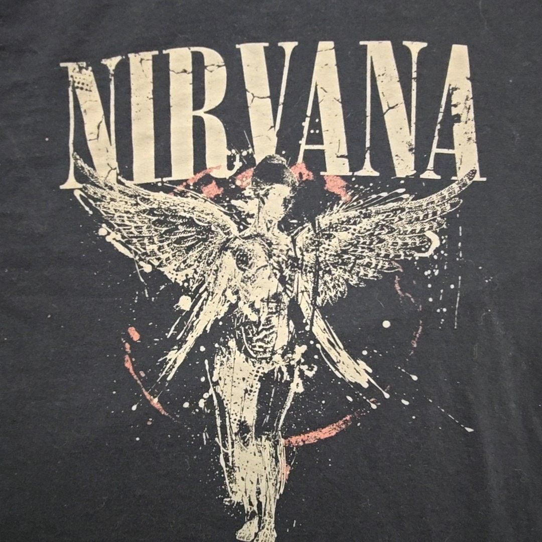 Other Nirvana In Utero Grunge Rock T-Shirt .Large Black Band Tee Size US L / EU 52-54 / 3 - 2 Thumbnail