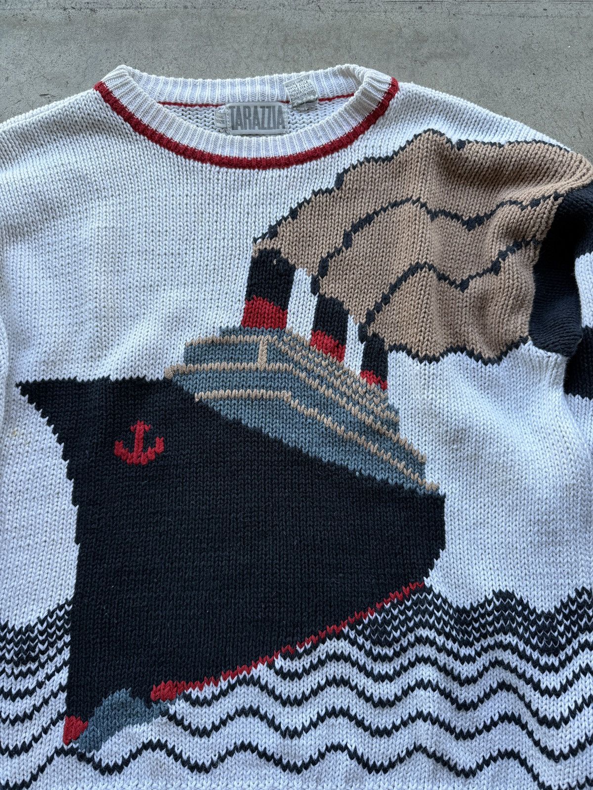 Japanese Brand × Vintage Vintage Ship sweater boxy Size US XL / EU 56 / 4 - 2 Thumbnail