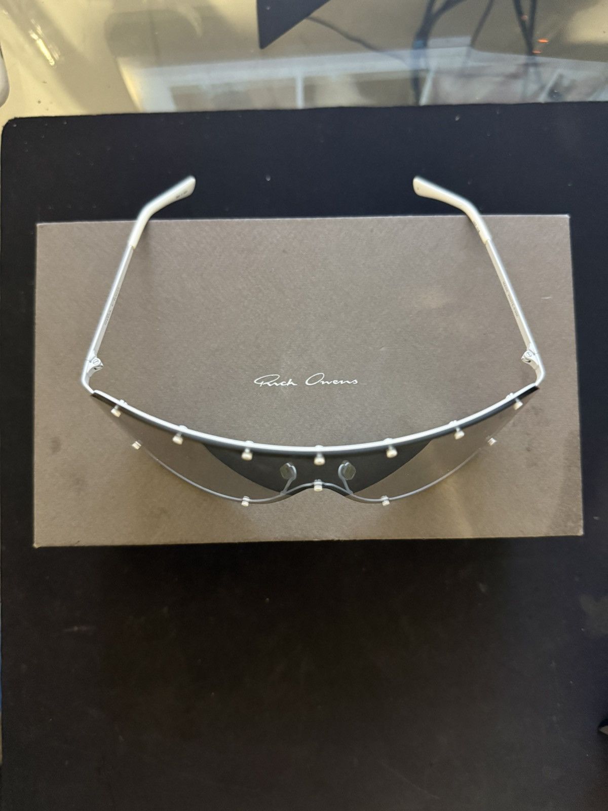 Rick Owens Rick Owens Shield Sunglasses Size ONE SIZE - 3 Thumbnail