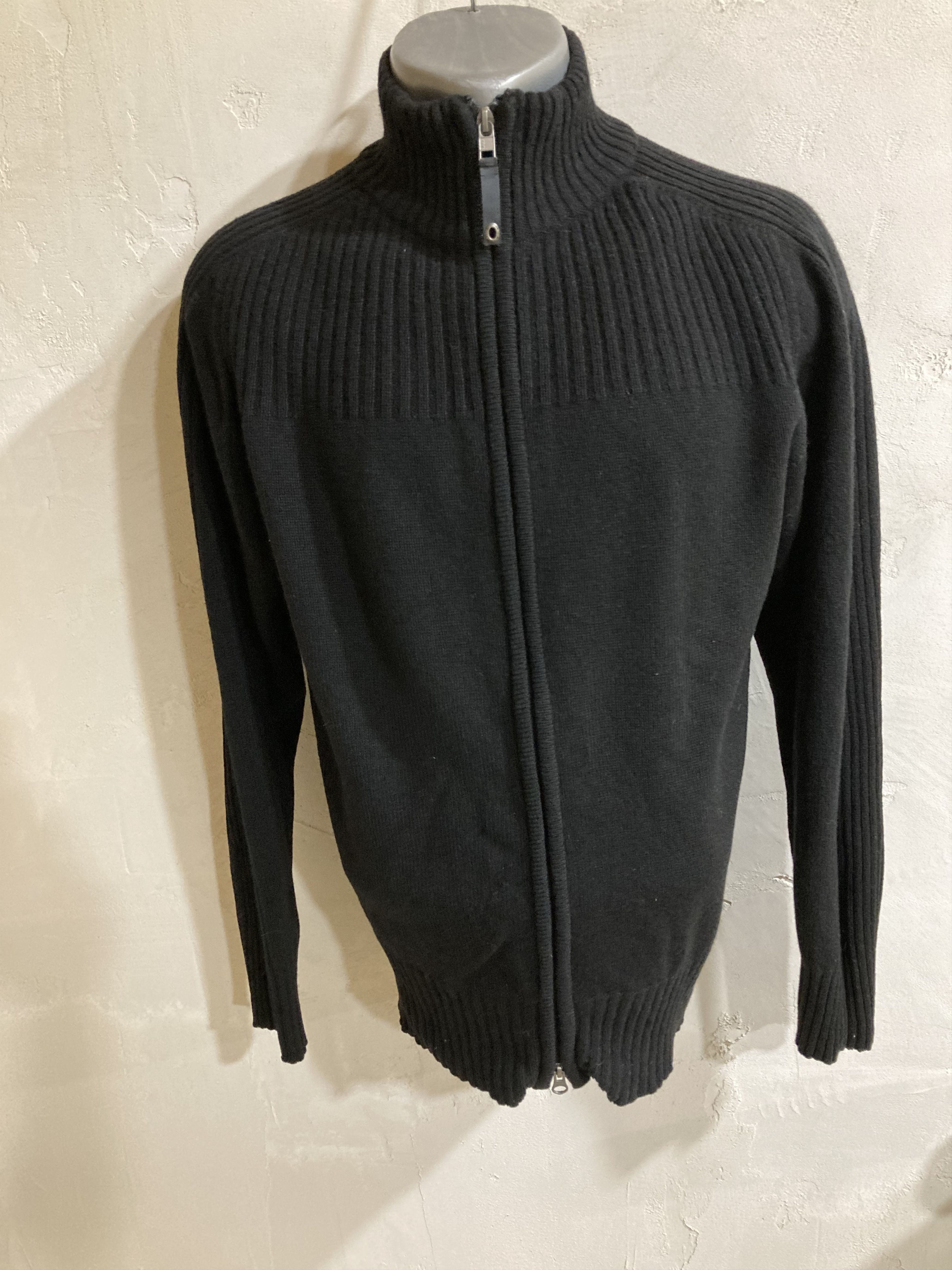 Nike ACG Vintage Nike ACG Full Zip Wool Black Sweater Size US L / EU 52-54 / 3 - 1 Thumbnail