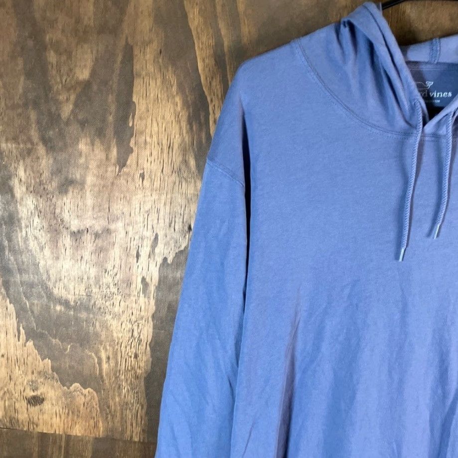 Vintage VINEYARD VINES Womens Sweatshirt Purple Logo Hoodie Pullover Lightweight Medium Size M / US 6-8 / IT 42-44 - 4 Thumbnail