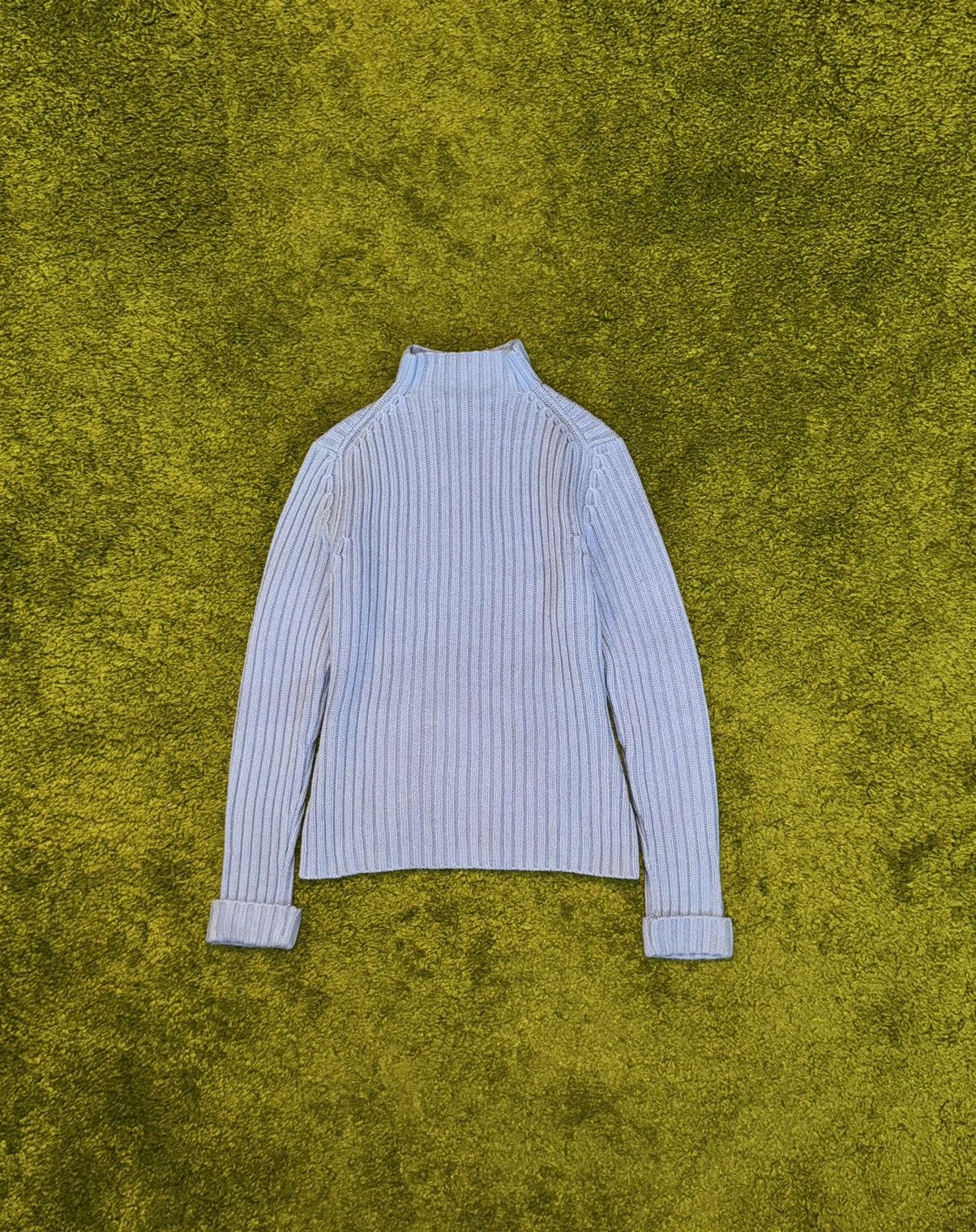 Tommy Hilfiger × Tommy Jeans × Vintage Tommy Jeans by Hilfiger 2000s Y2K wool ribbed knit sweater Size M / US 6-8 / IT 42-44 - 2 Thumbnail