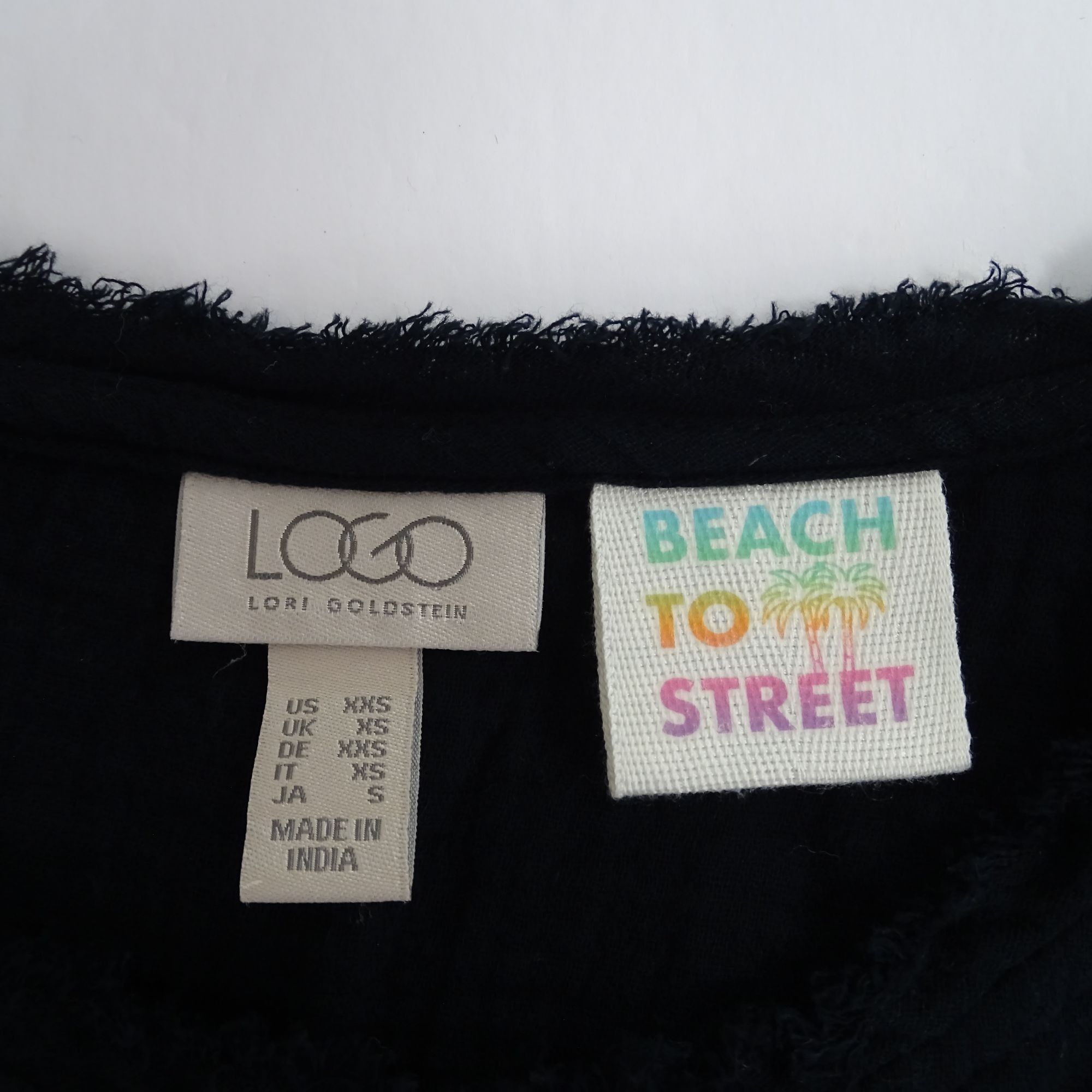 Other LOGO Lori Goldstein Black Button Front Gauze Top Size XXS Size XXS / US 00 / IT 34 - 5 Thumbnail