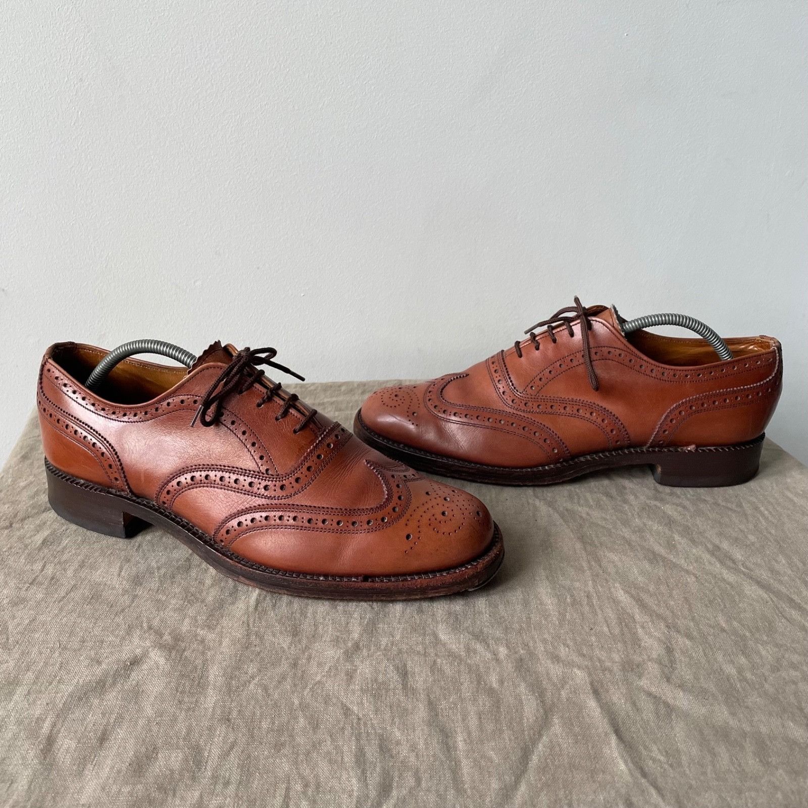 Cheaney Avon Made In England Leather Brogues Oxford 9676Ac Shoes in Brown, Men’s (Size 8)