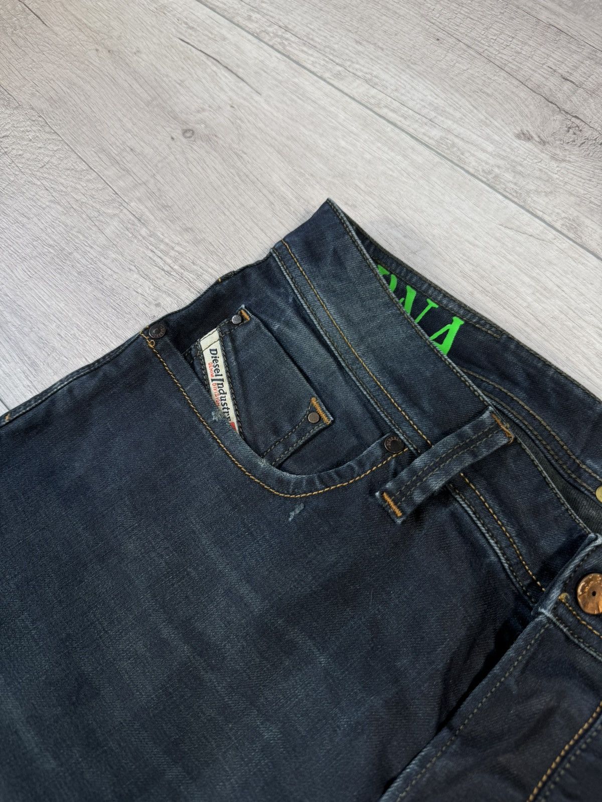 Diesel Diesel Larkee DNA Destresed Trapper Jeans Size US 31 - 4 Thumbnail