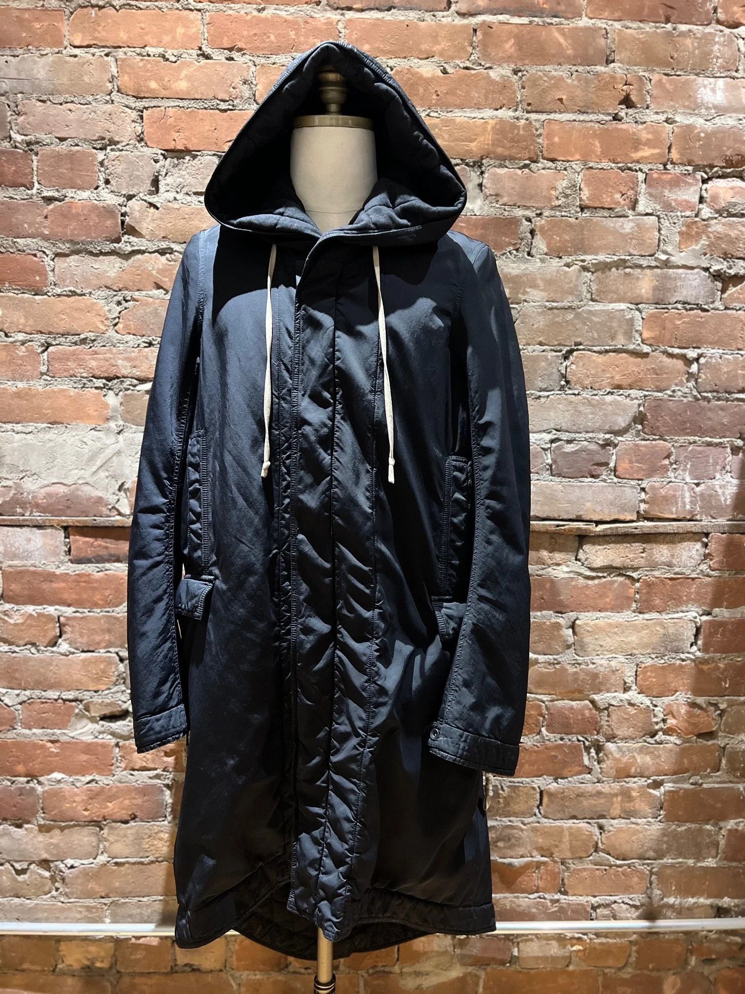 Rick Owens Drkshdw Rick Owens DRKSHDW Padded Fishtail Parka – DU14F4962-MUR Size US M / EU 48-50 / 2 - 2 Thumbnail
