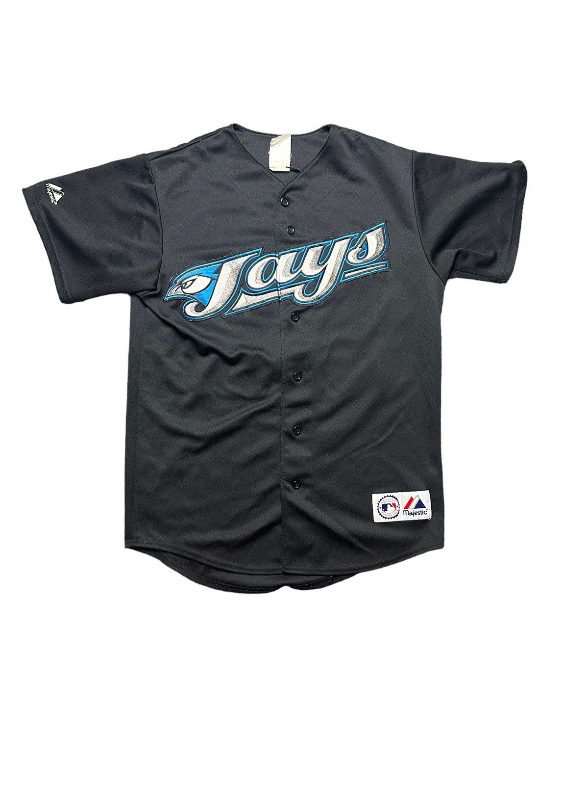 MLB Toronto Blue Jays Majestic Baseball Black Jersey #52 B. J. Ryan