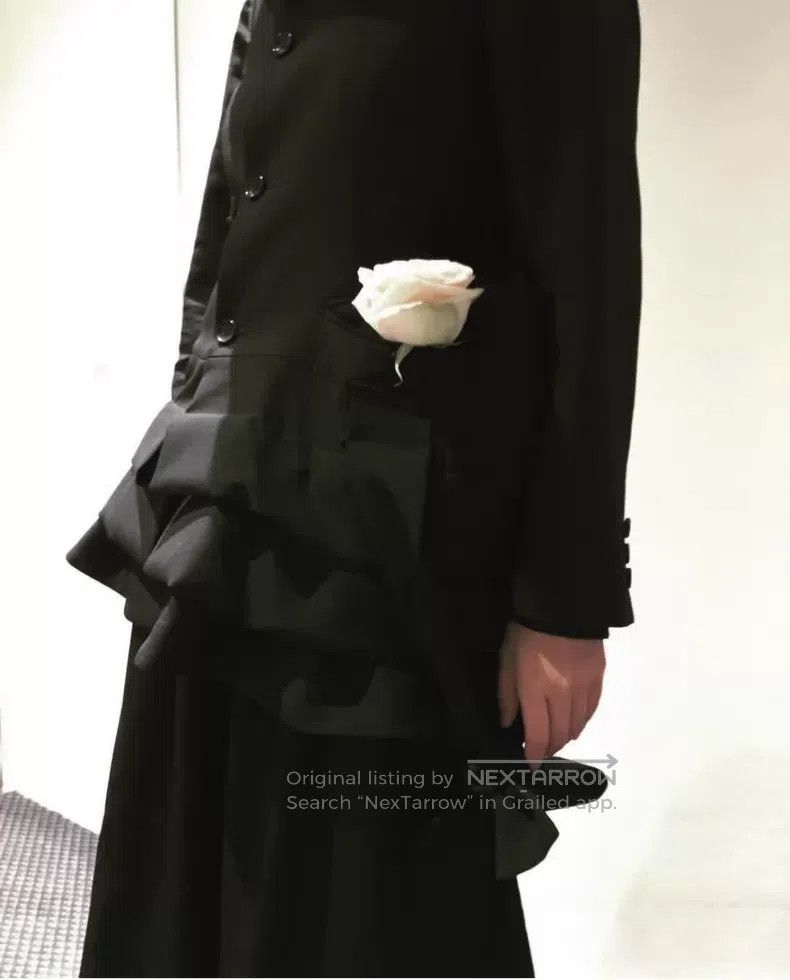 Comme des Garcons Comme des Garcons Wool Cutout Tie Belt Suit Size XS / US 0-2 / IT 36-38 - 8 Thumbnail
