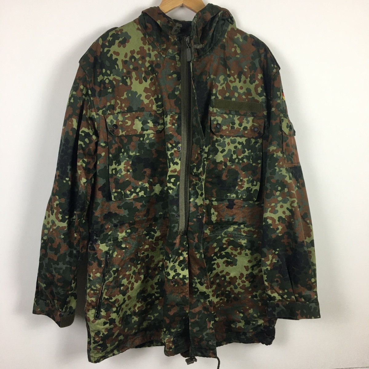 Vintage Vtg 98 Scharrer Untergrb German Camouflage Field Jacket Size US L / EU 52-54 / 3 - 12 Thumbnail
